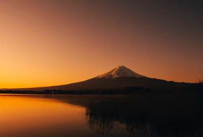 Mount Fuji Sun Down