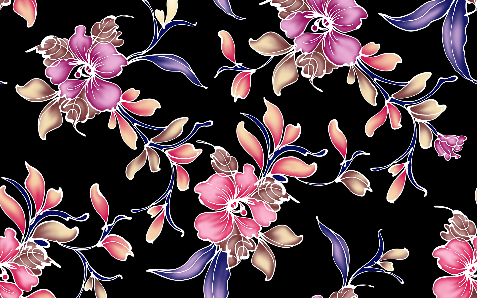 Flower Pattern 3429 HD wallpaper