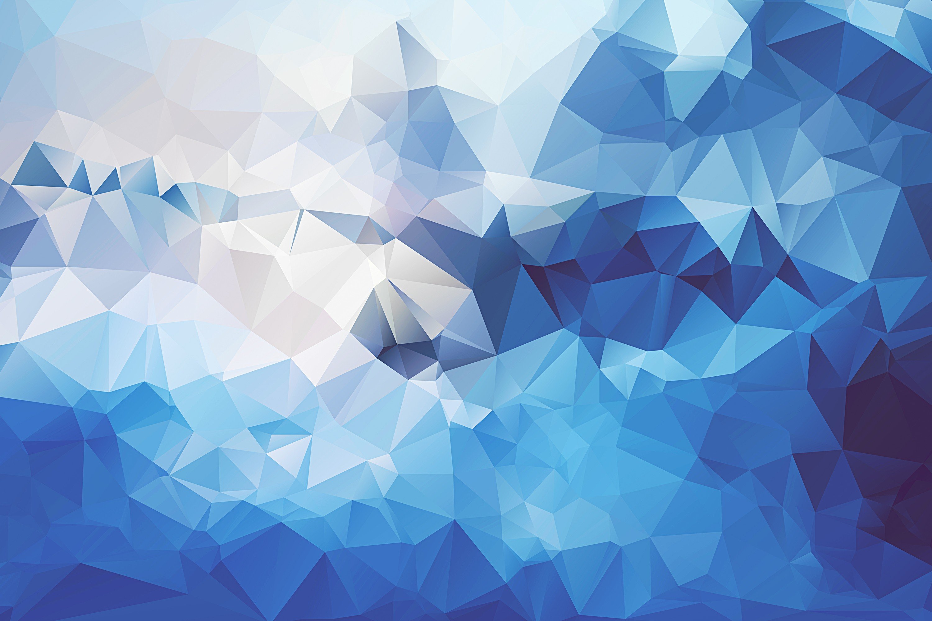Low Poly Ice Hd Wallpaper