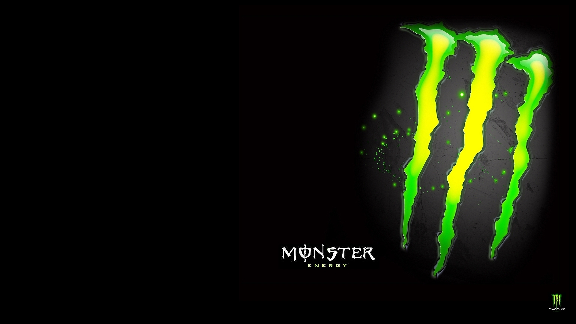 Monster Energy Green Logo HD wallpaper