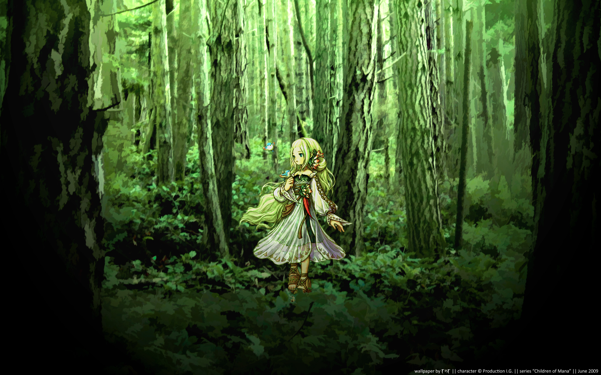 Anime Background Art Illust Forest iPhone 8 Wallpapers Free Download