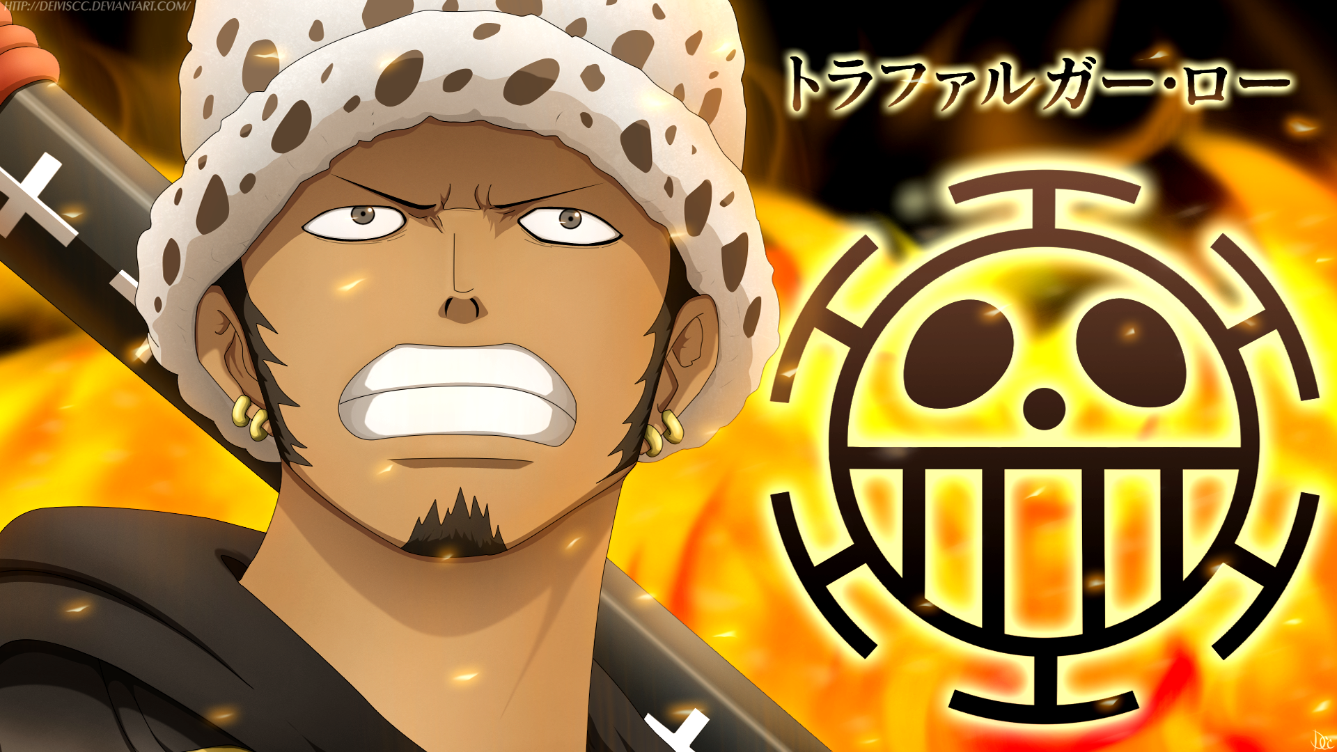 Trafalgar Law Anime One Piece Deiviscc Hd Wallpaper