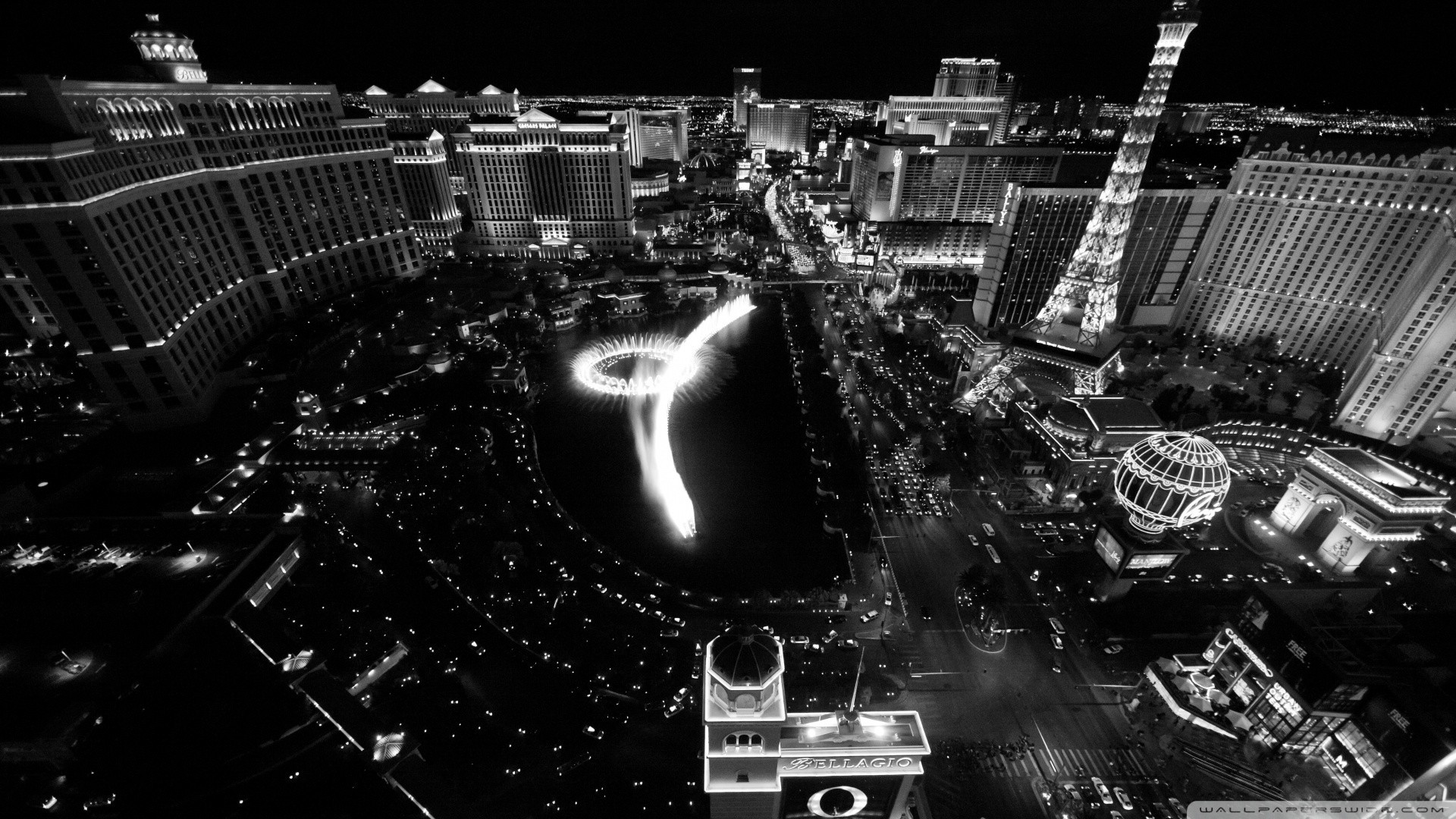 Las Vegas Wallpaper Black And White 4683 HD wallpaper