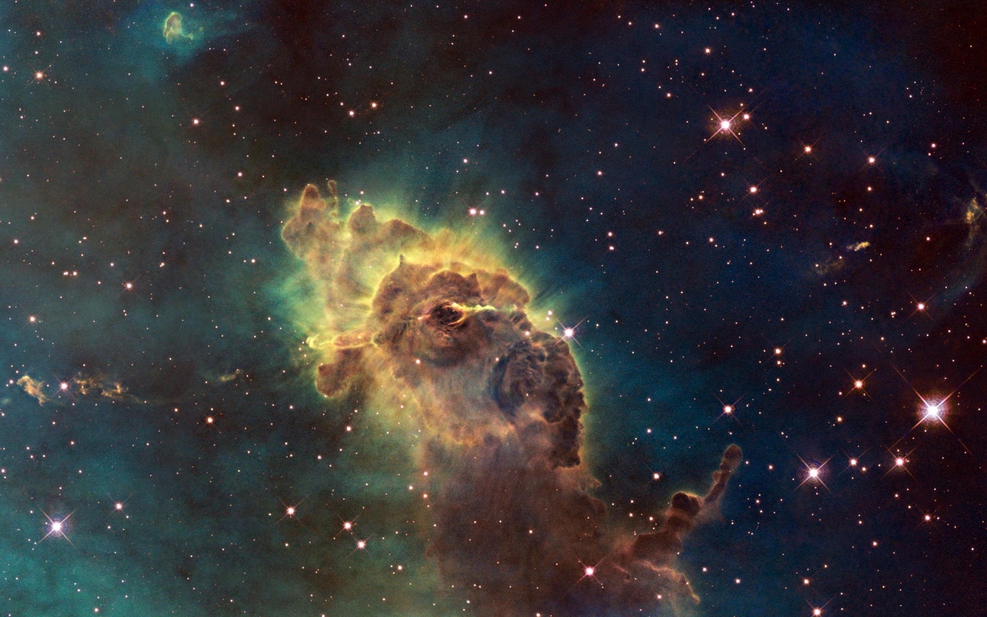 Hubble Deep Space HD wallpaper