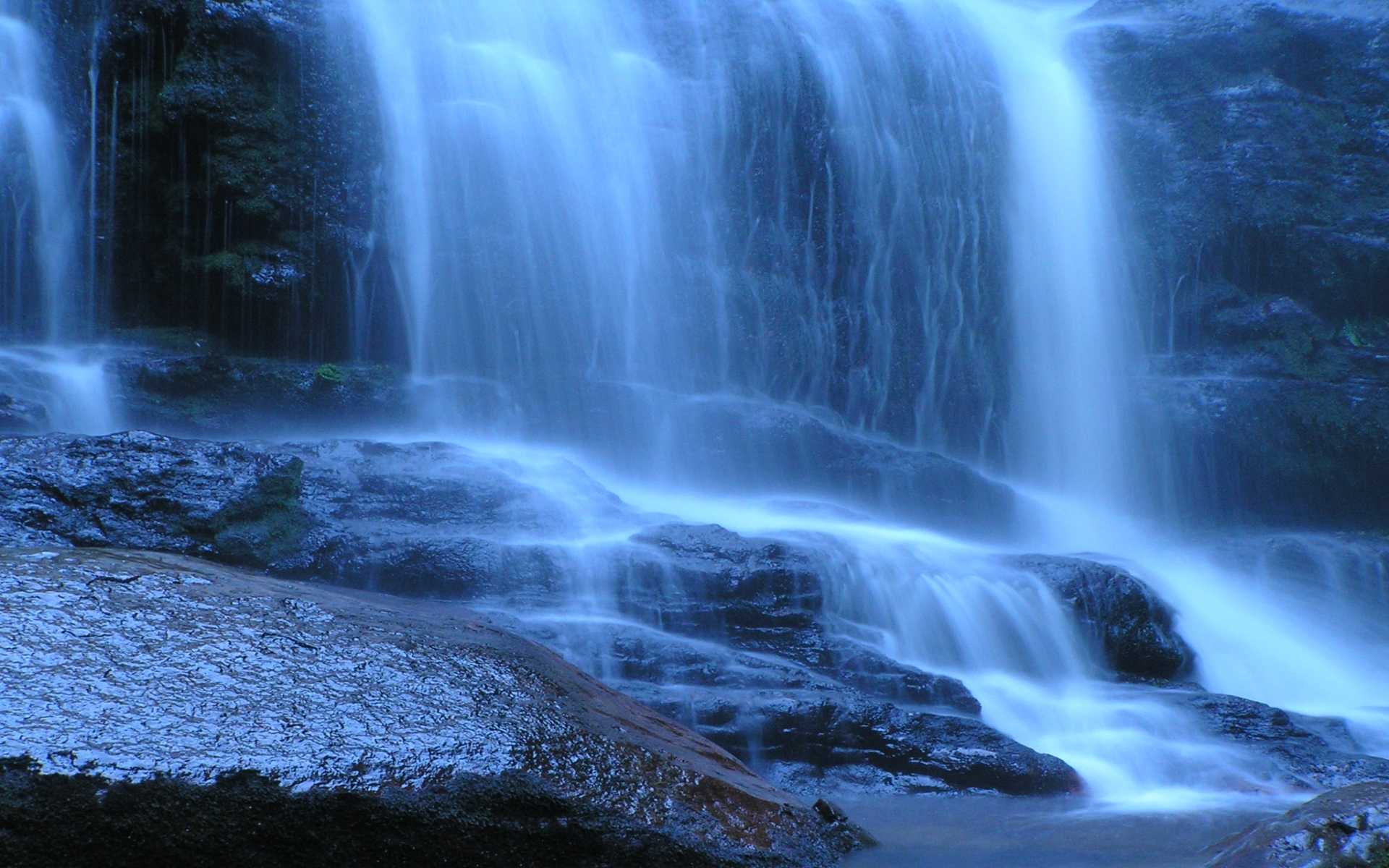3D Waterfall HD wallpaper