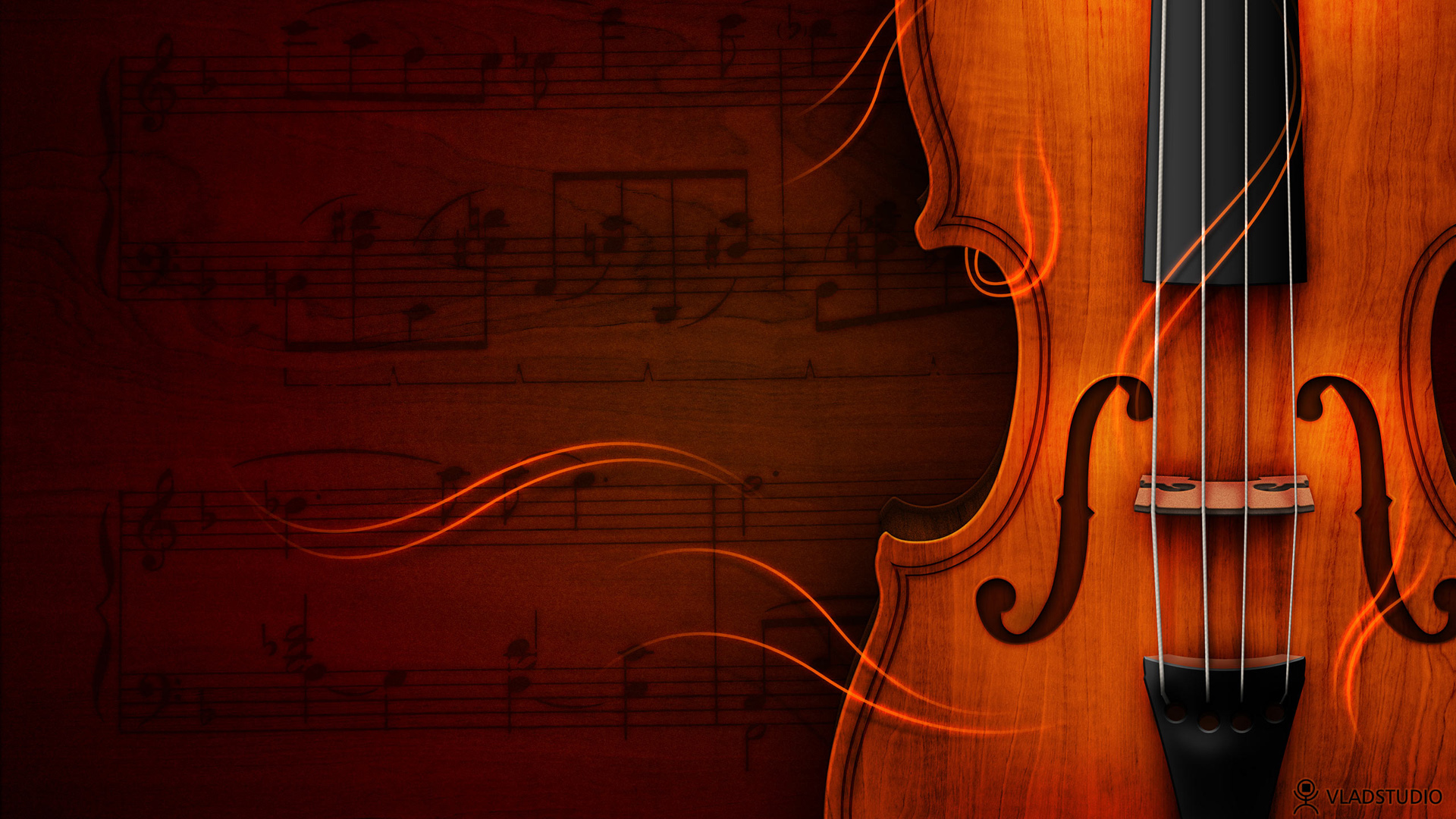 Beautiful Violin HD wallpaper