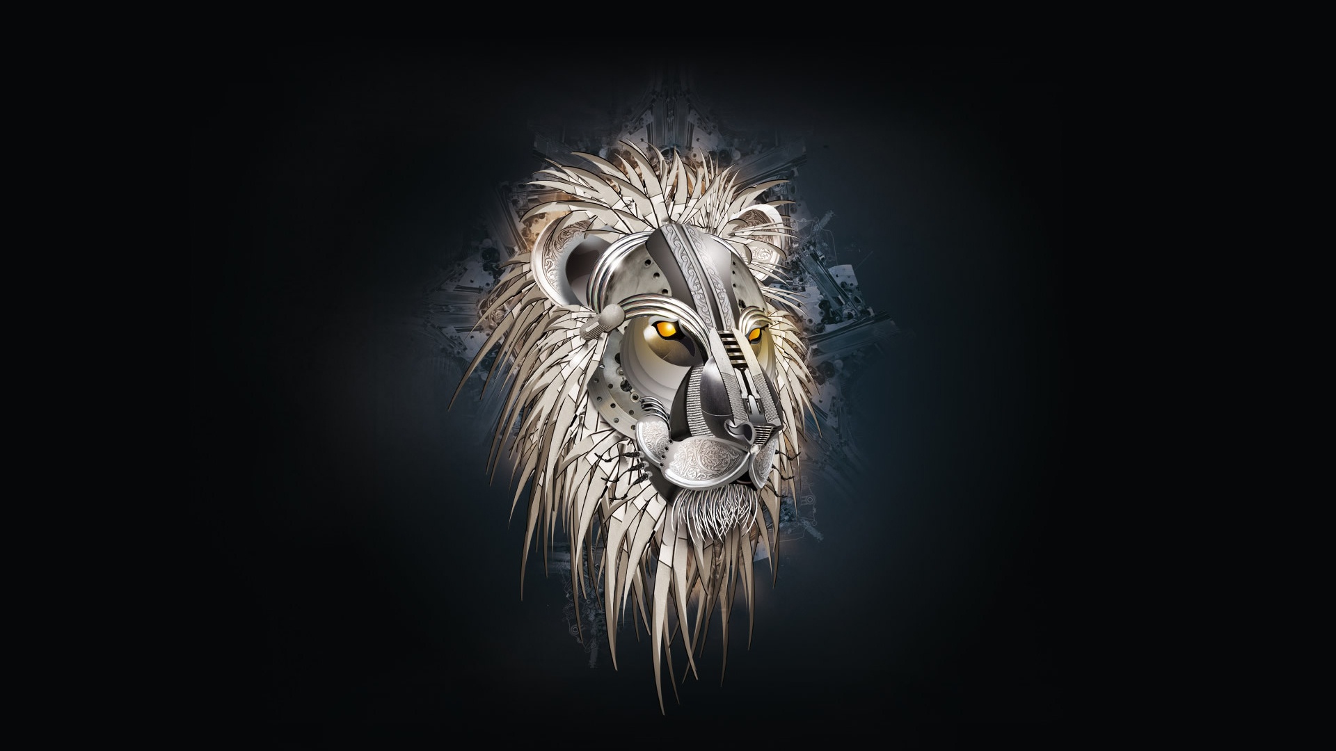 Creative Lion HD wallpaper
