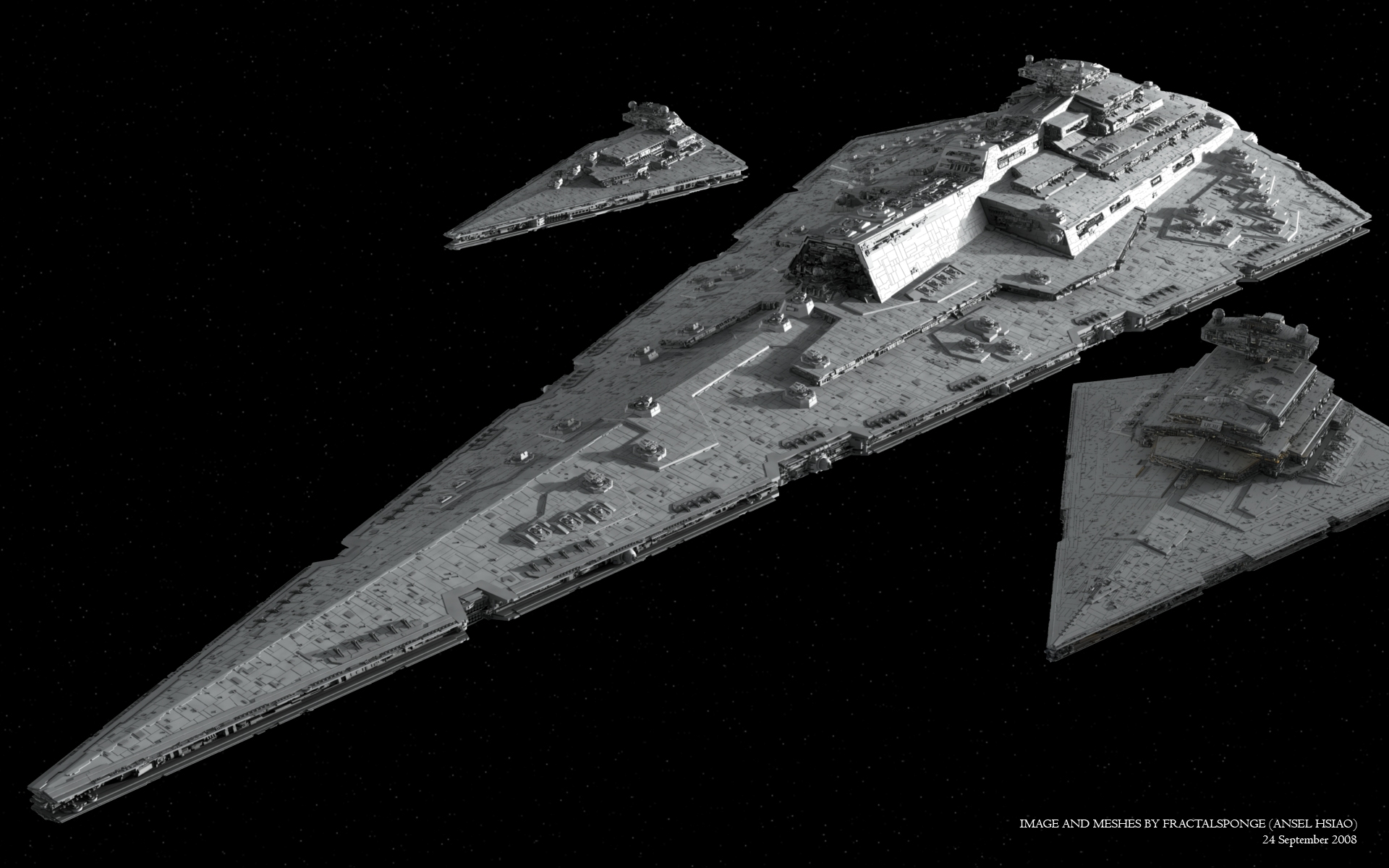 Star Wars Ultra Class Star Destroyer HD wallpaper
