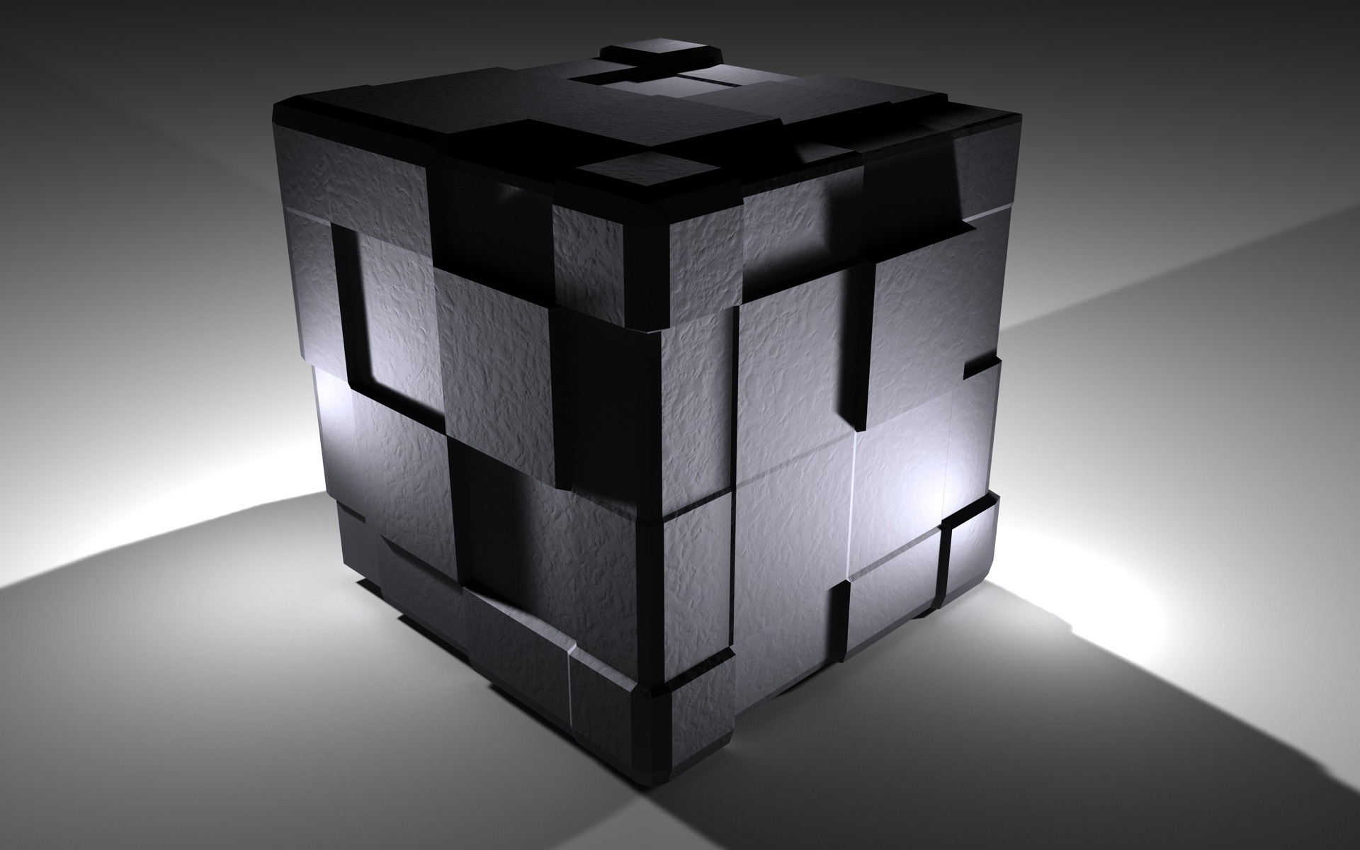 3d Black Cube Wallpaper Image Num 38