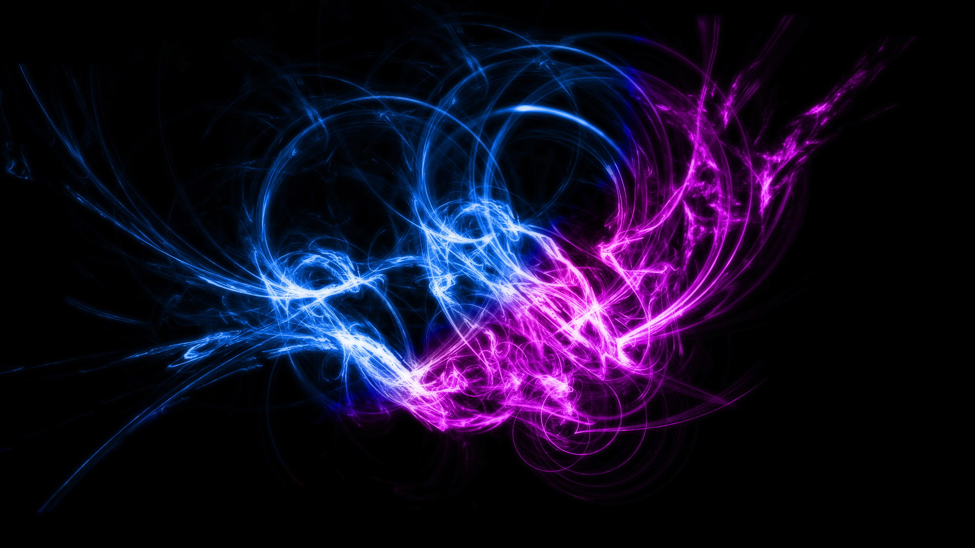 Blue And Pink Abstract HD wallpaper