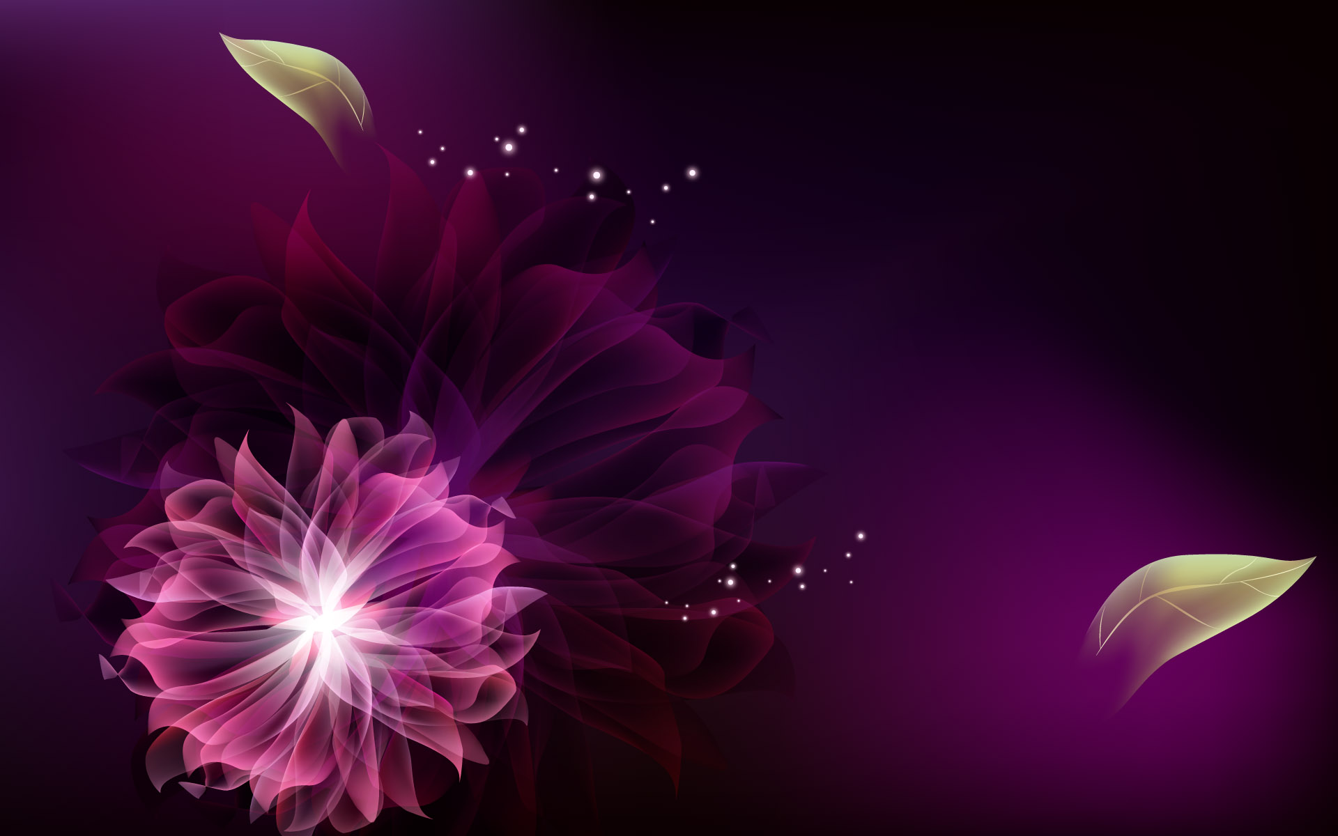 Abstract Flowers HD wallpaper