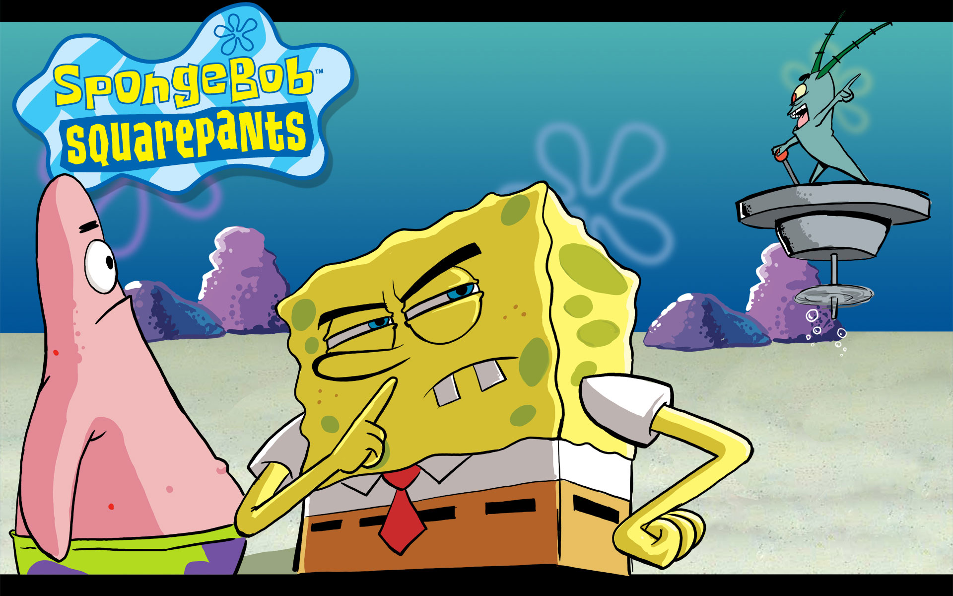 Patrick And Spongebob HD Wallpaper.