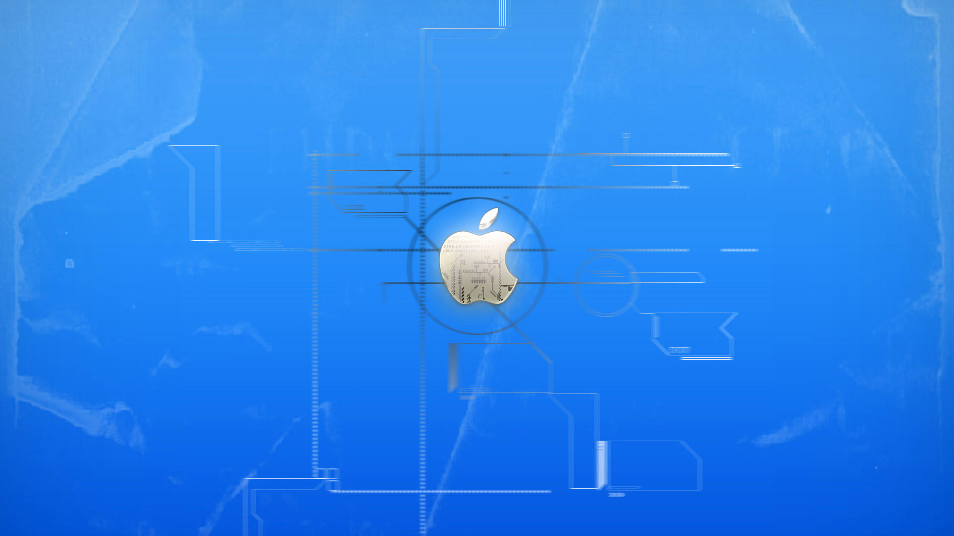 Blue Mac Apple Backgrounds Desktop HD wallpaper