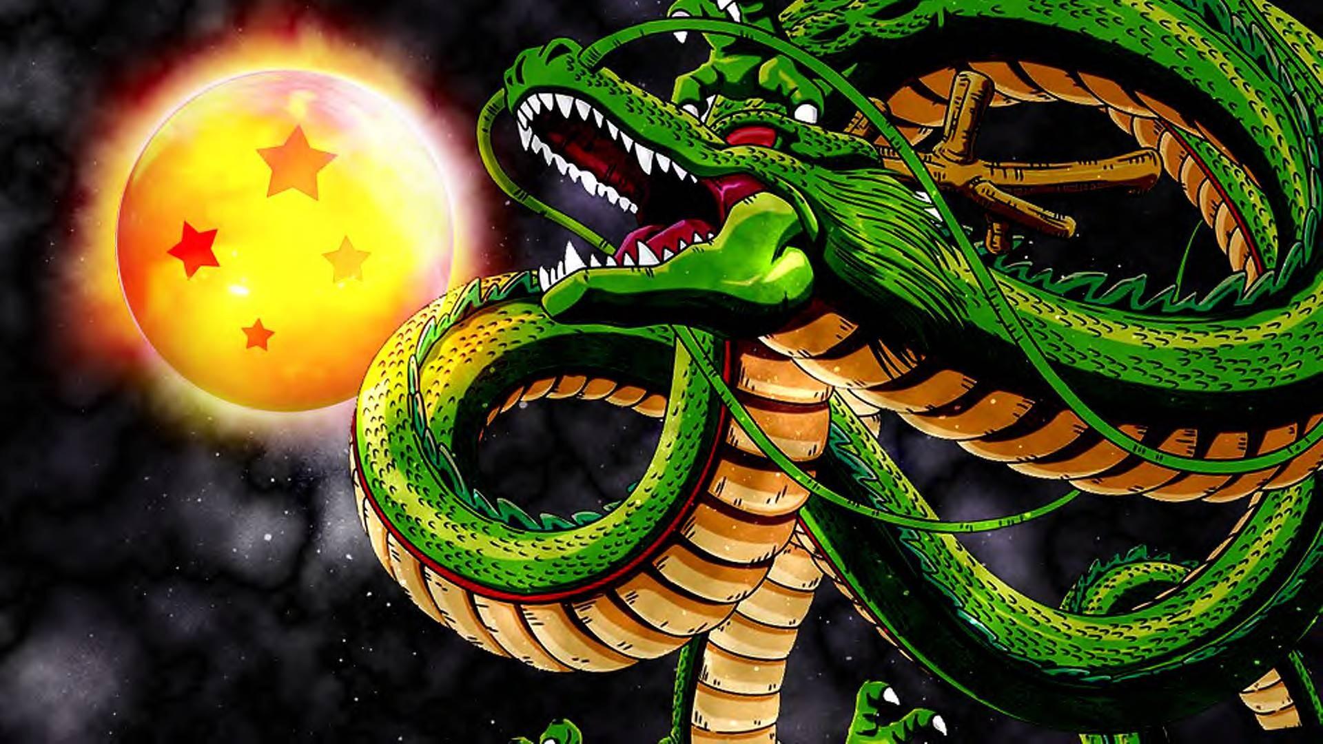 Dragonball Z Green Dragon HD wallpaper