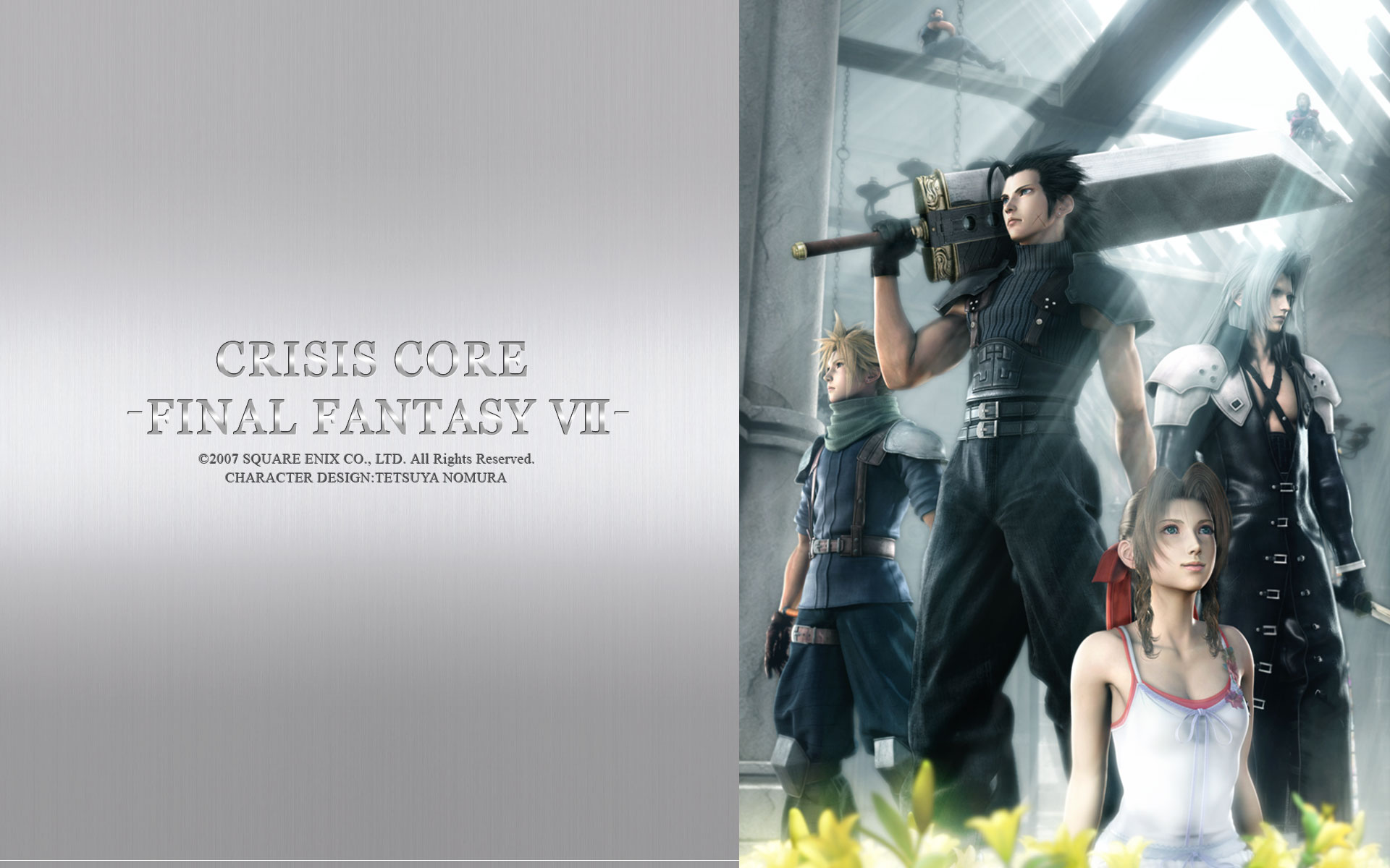 640x1136 Crisis Core Final Fantasy games sword Iphone 5 wallpaper