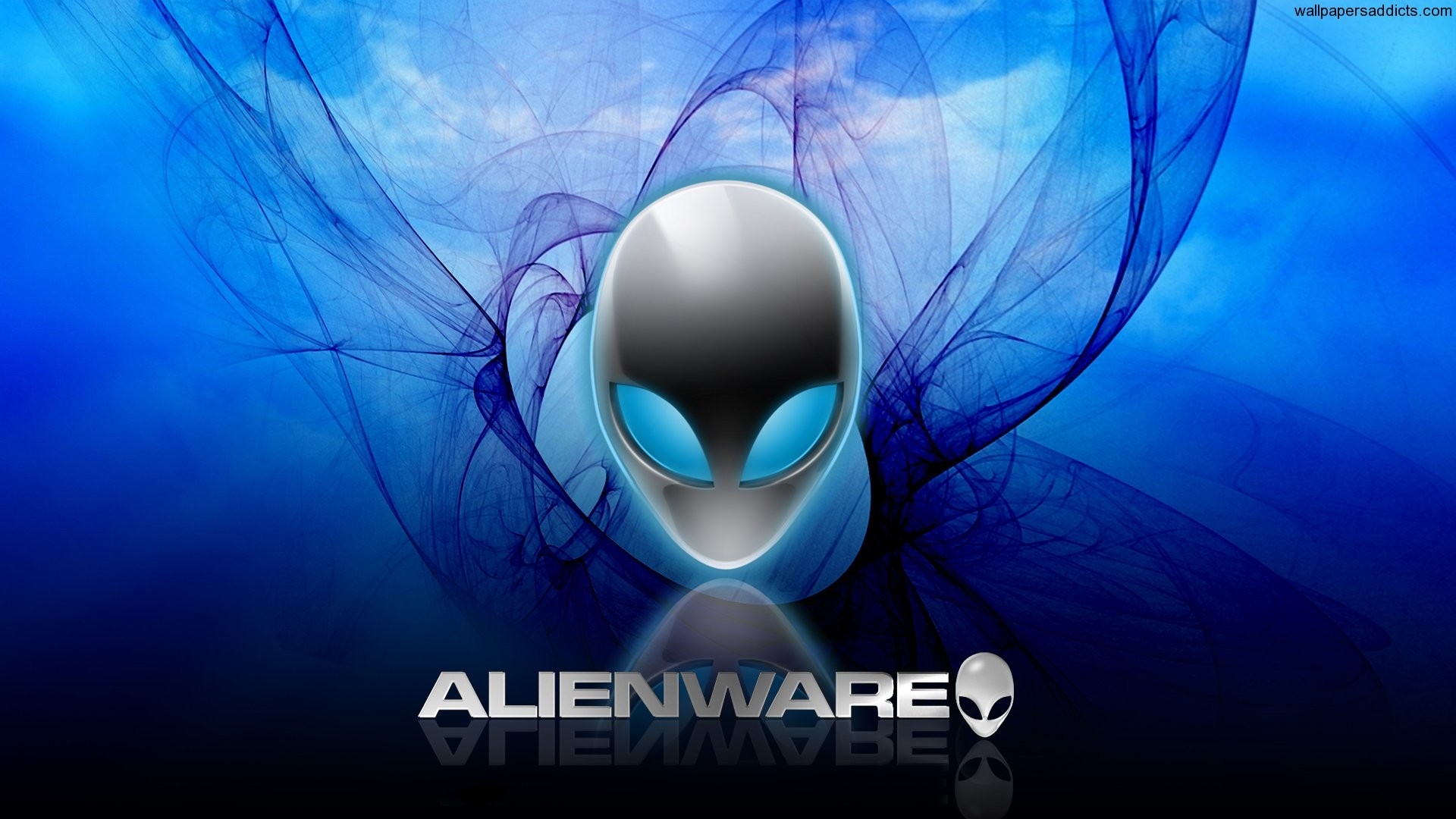 Blue Alienware Hd HD wallpaper