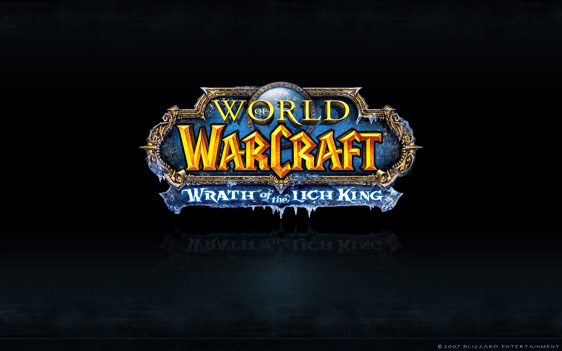 World Of Warcraft Wrath Of The Lich King Logo HD wallpaper