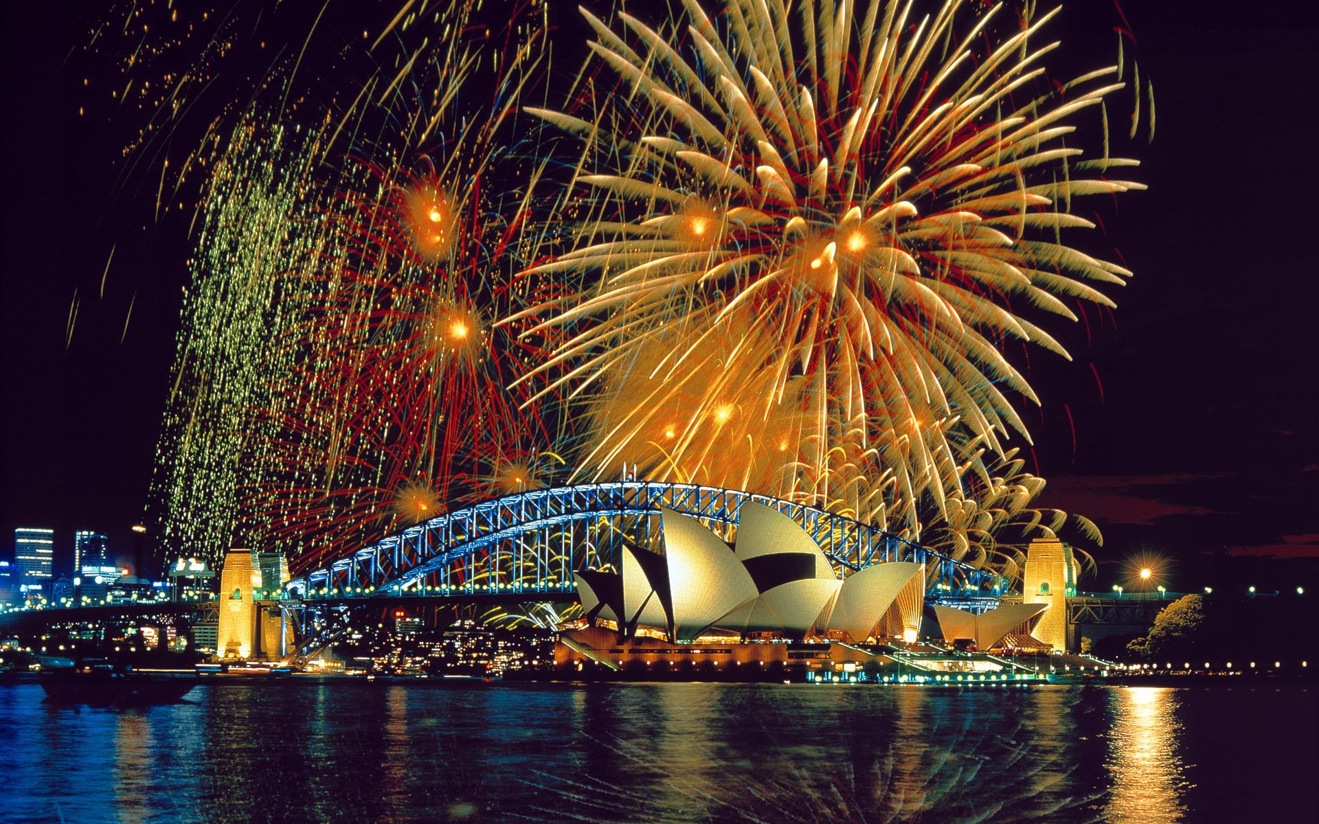 Fireworks in Sydney HD wallpaper