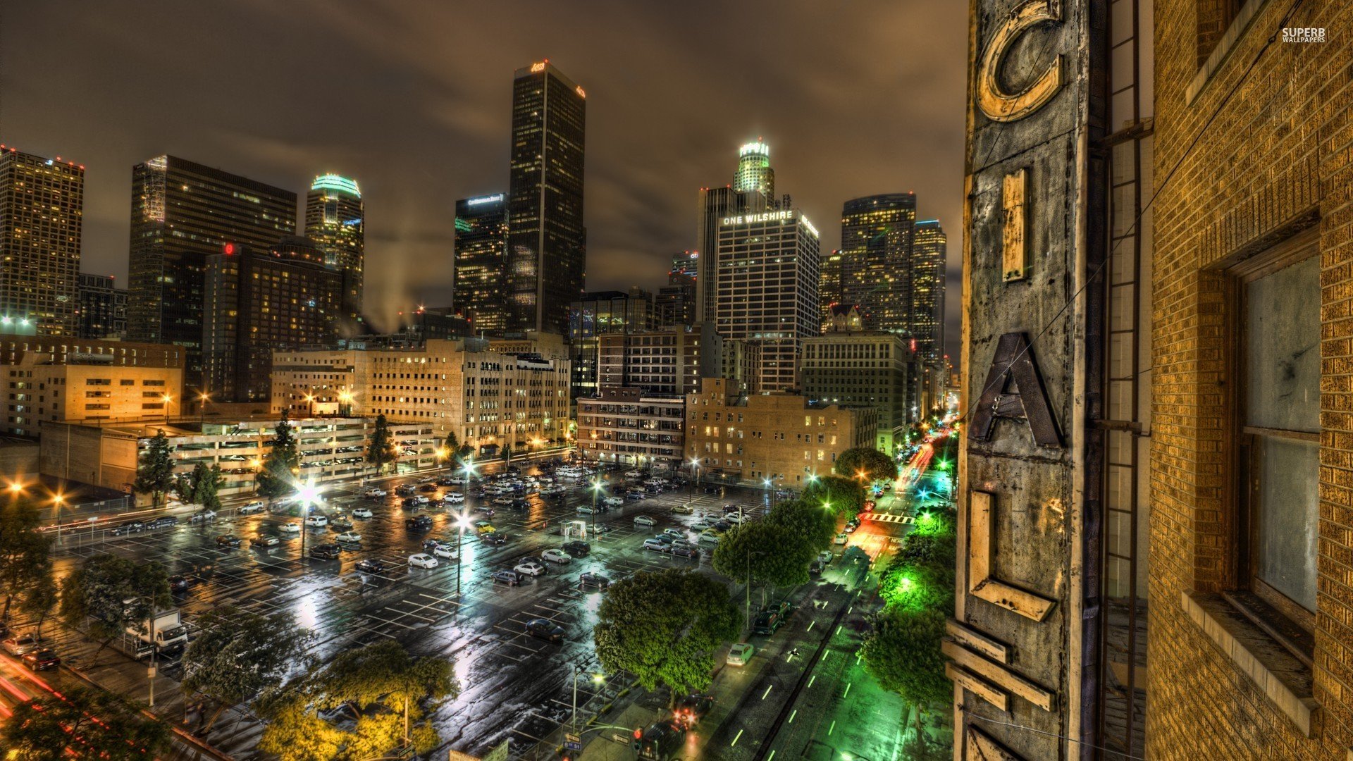 Los Angeles City HD wallpaper