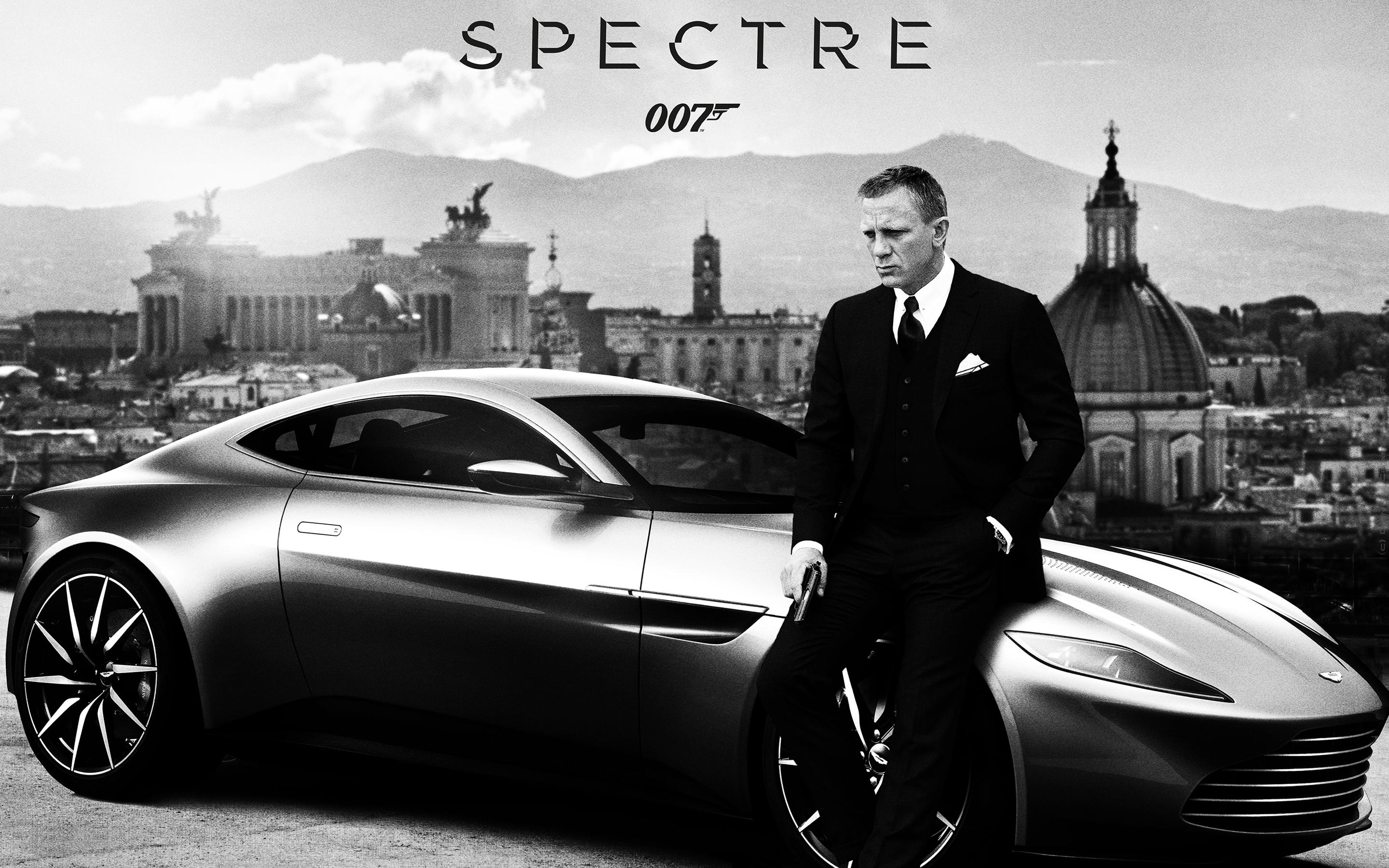 Spectre Daniel Craig Aston Martin DB10 HD Wallpaper.