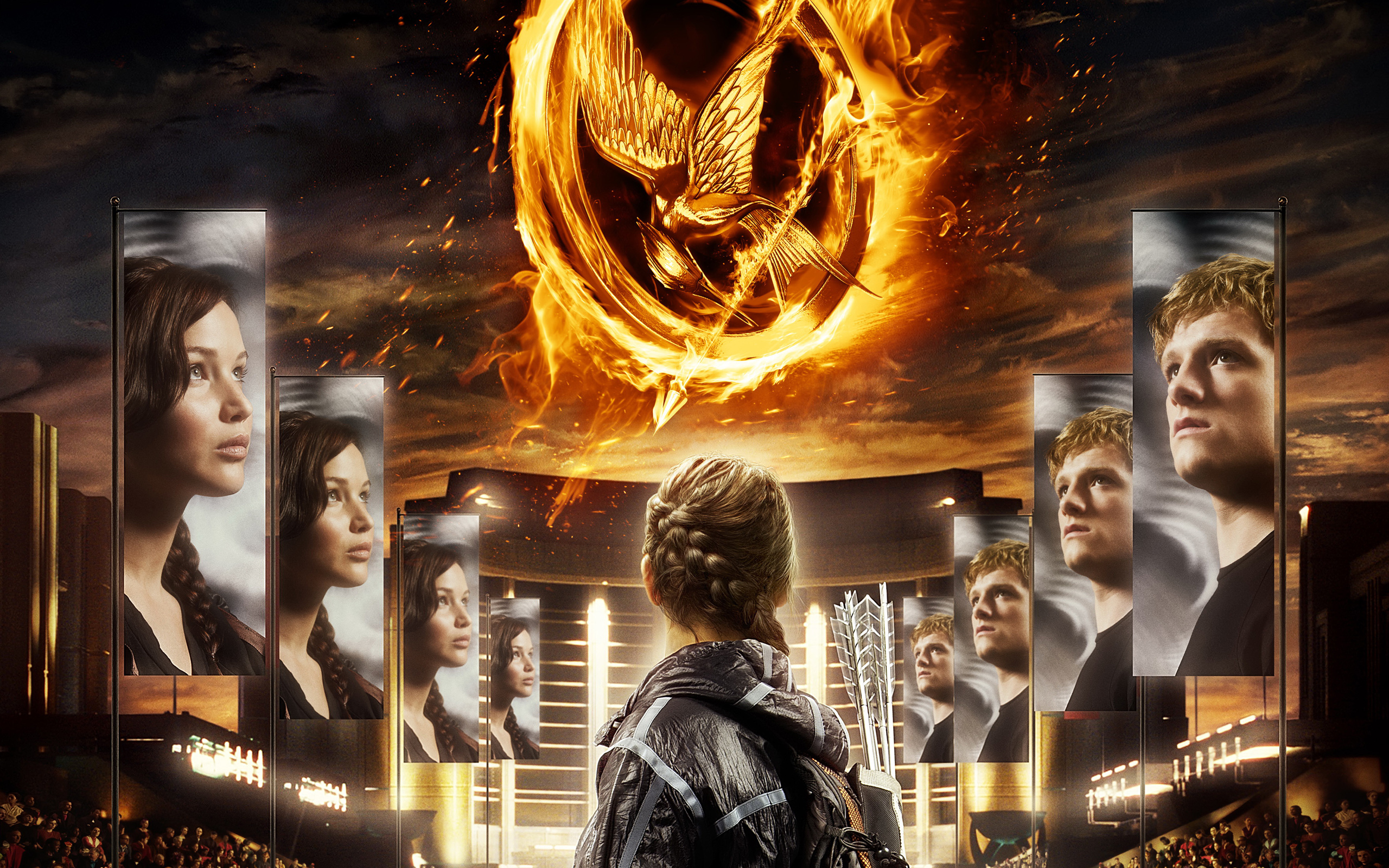 The Hunger Games 2012 HD Wallpaper.
