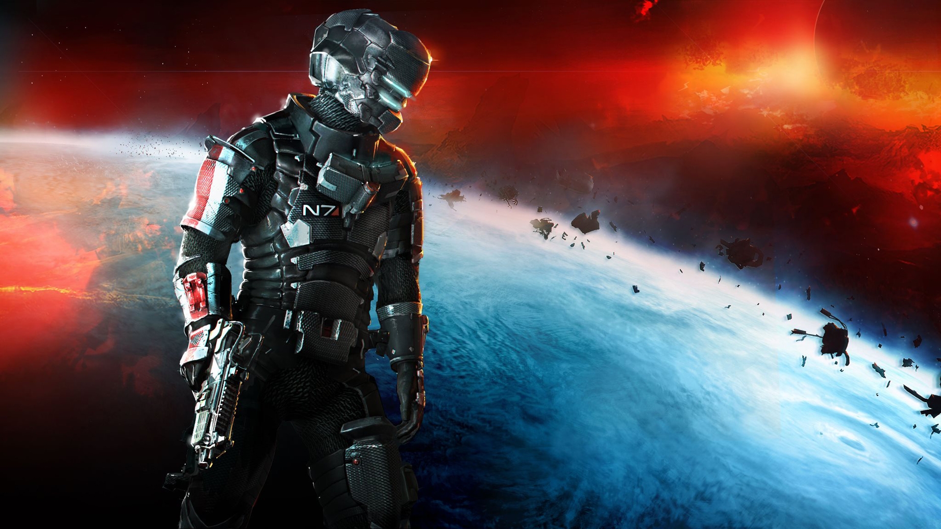 Dead Space Mass Effect N Armor Hd Wallpaper Images, Photos, Reviews