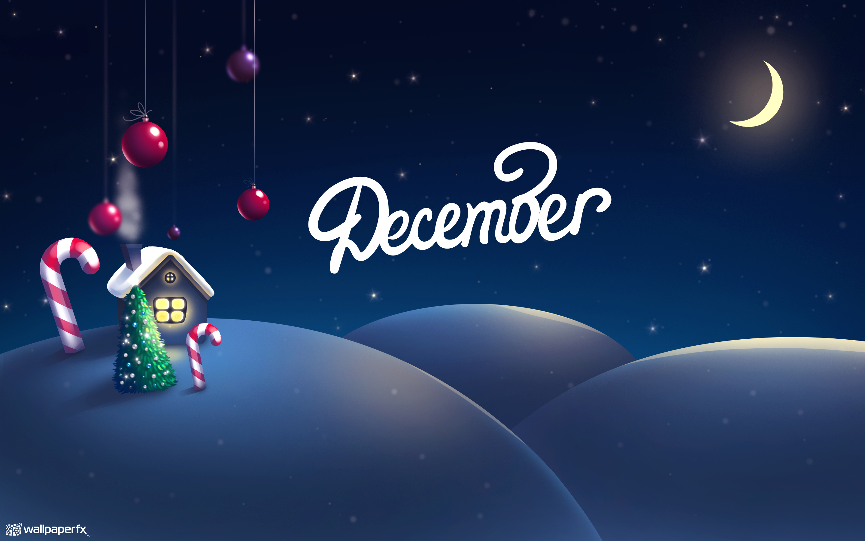 December The Christmas Month HD wallpaper