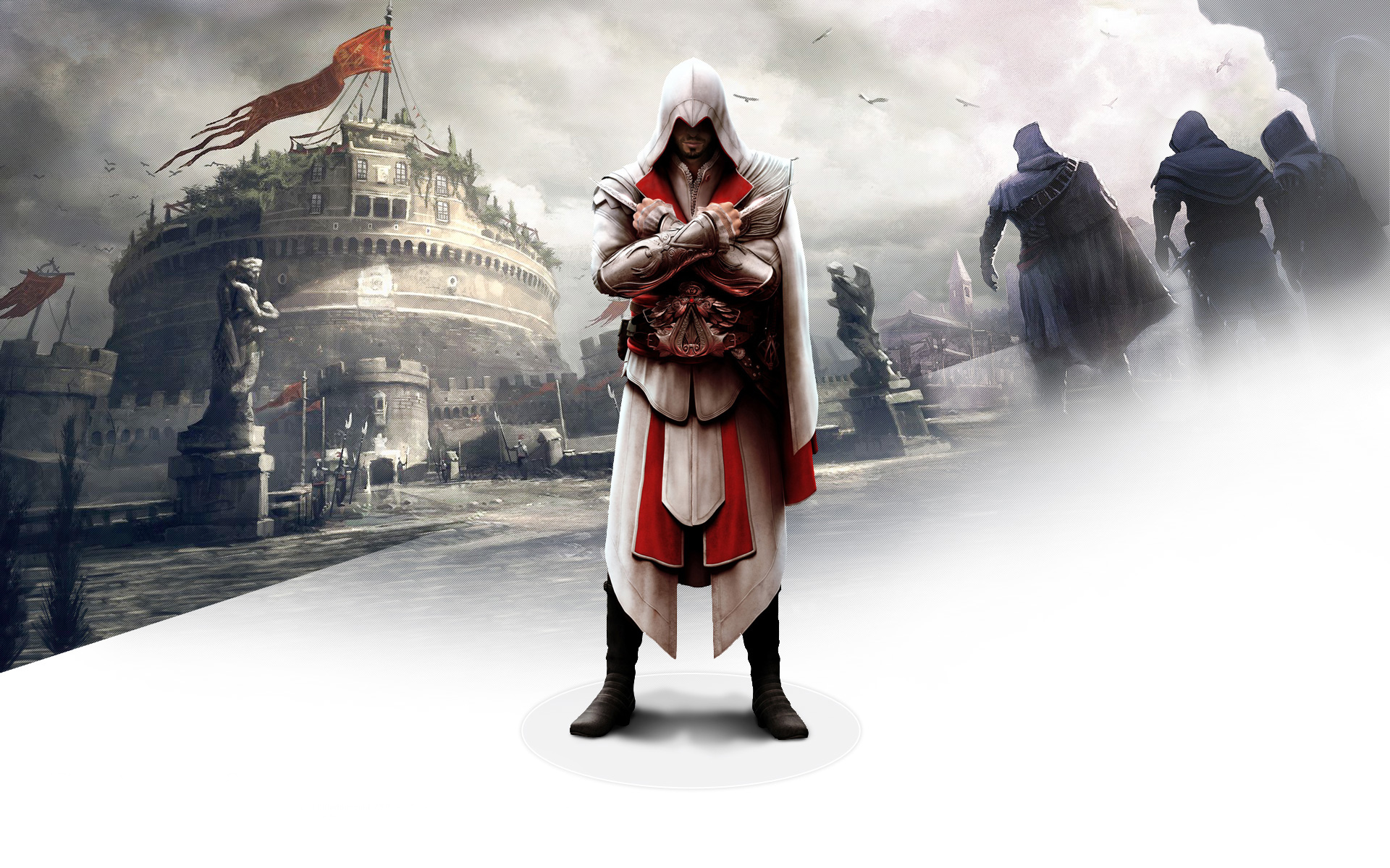 Ezio in Assassins Creed Brotherhood HD wallpaper