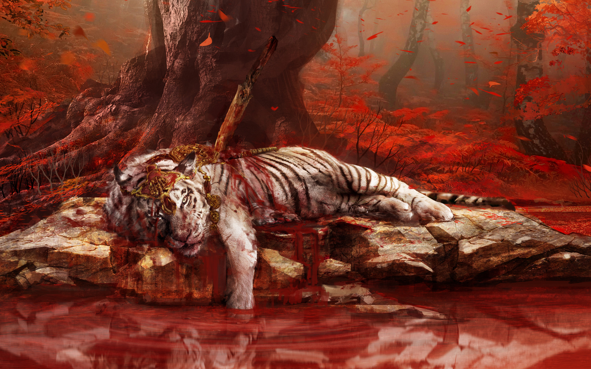 Far Cry Dead Tiger HD wallpaper