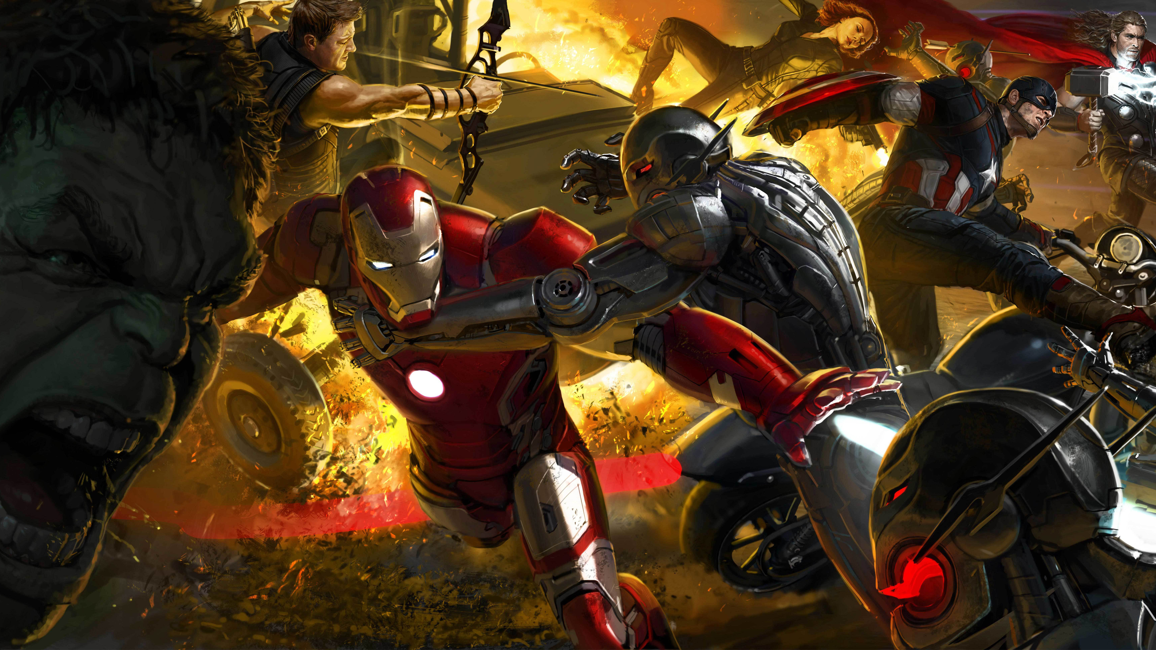 Avengers Infinity War Concept 4K wallpaper