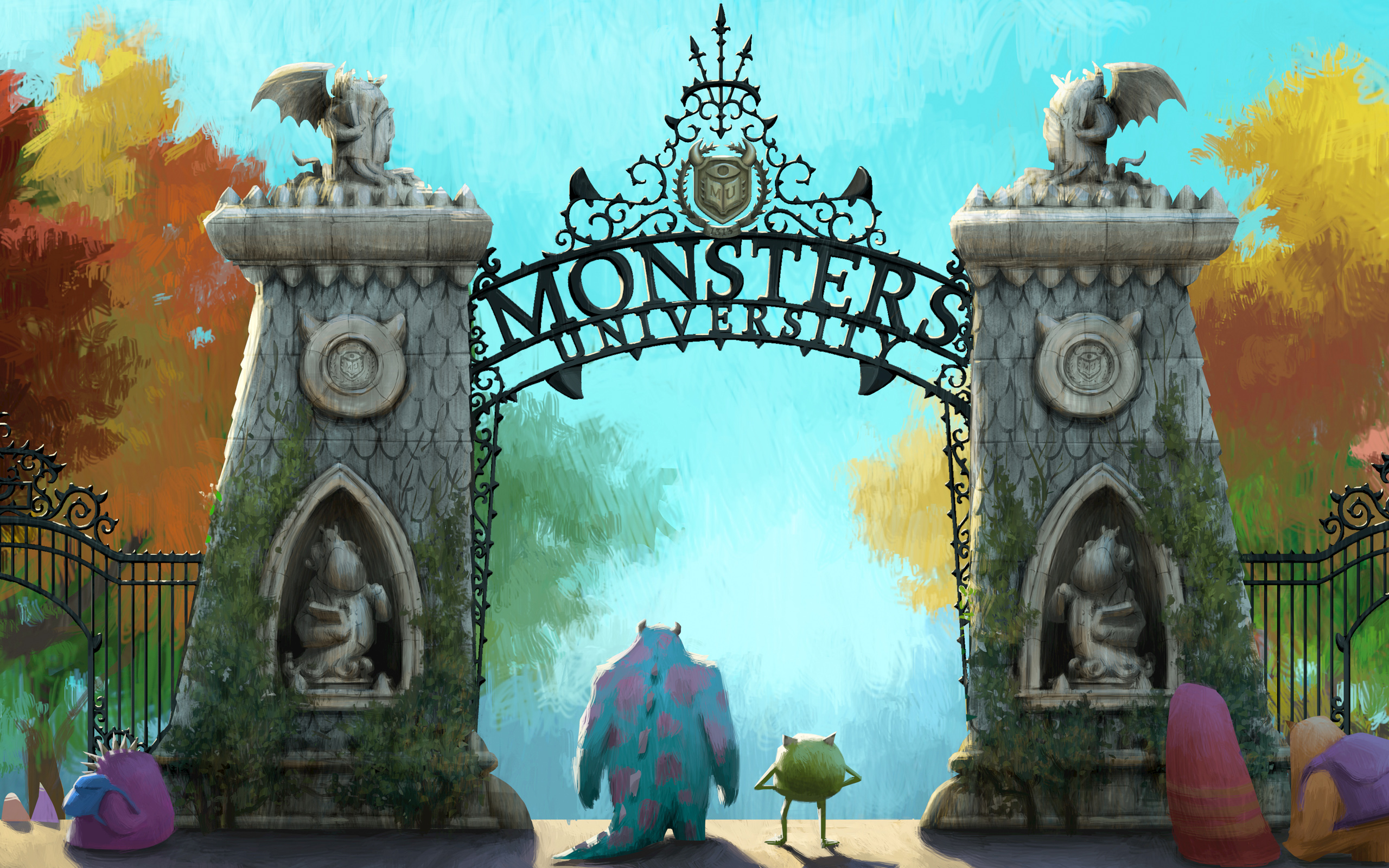 Monster Inc blue HD phone wallpaper  Peakpx