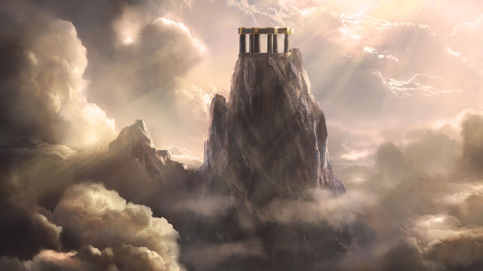 Mount Olympus God of War Ascension HD wallpaper