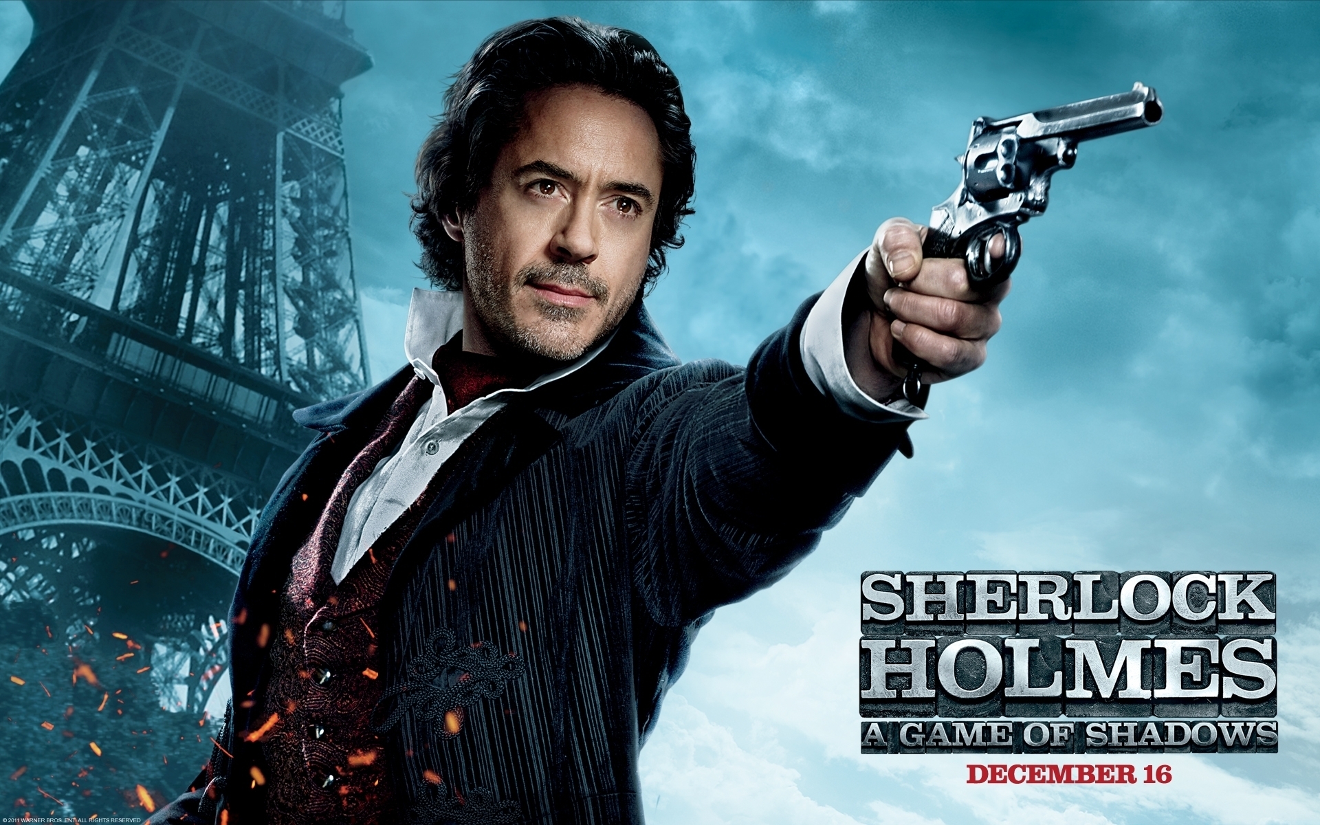Robert Downey Jr in Sherlock Holmes 2 HD wallpaper