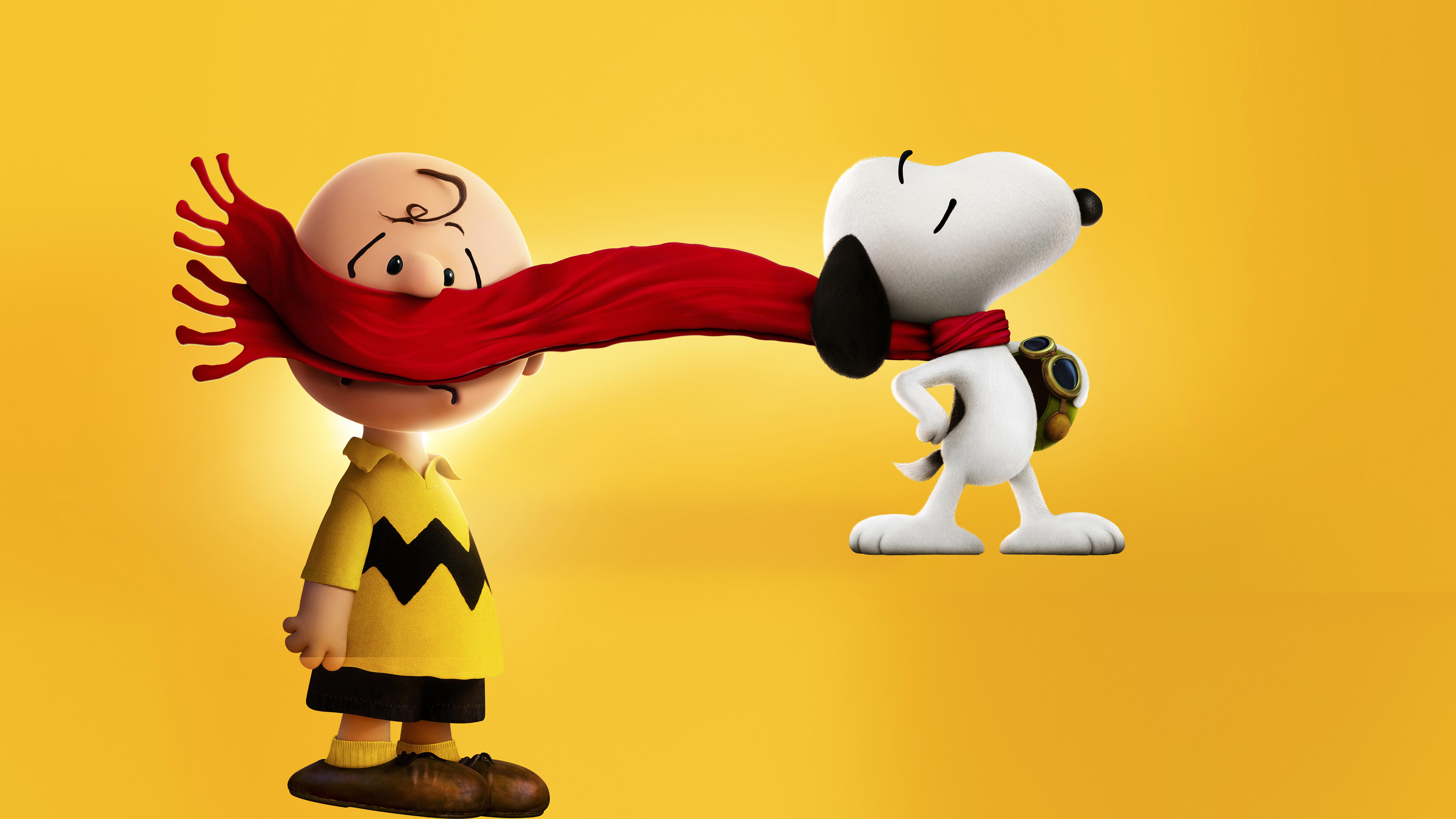 Charlie Brown Snoopy The Peanuts Movie 4K wallpaper