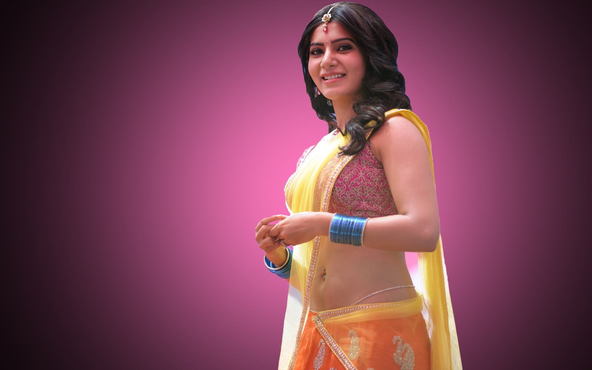Indian Actress Samantha HD wallpaper
