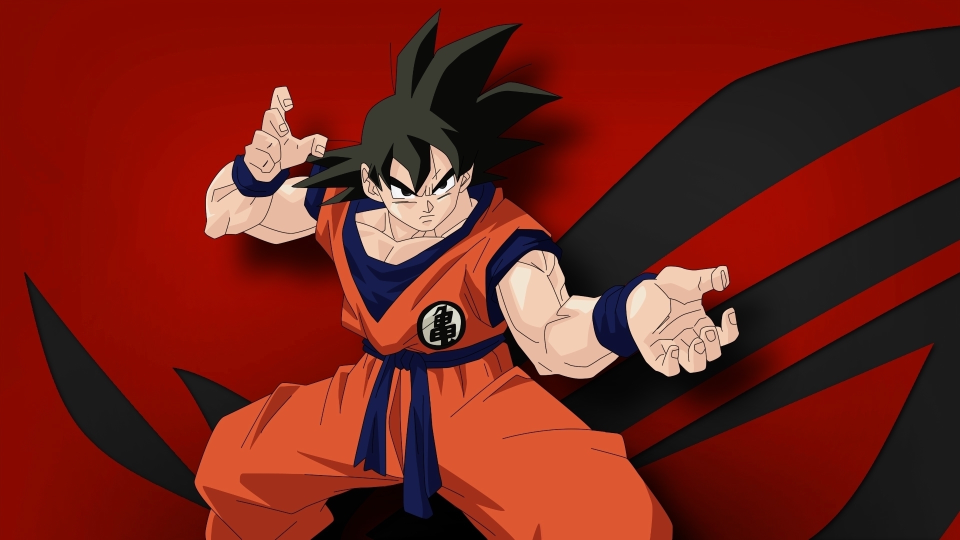 Goku With All Red 4K wallpaper download