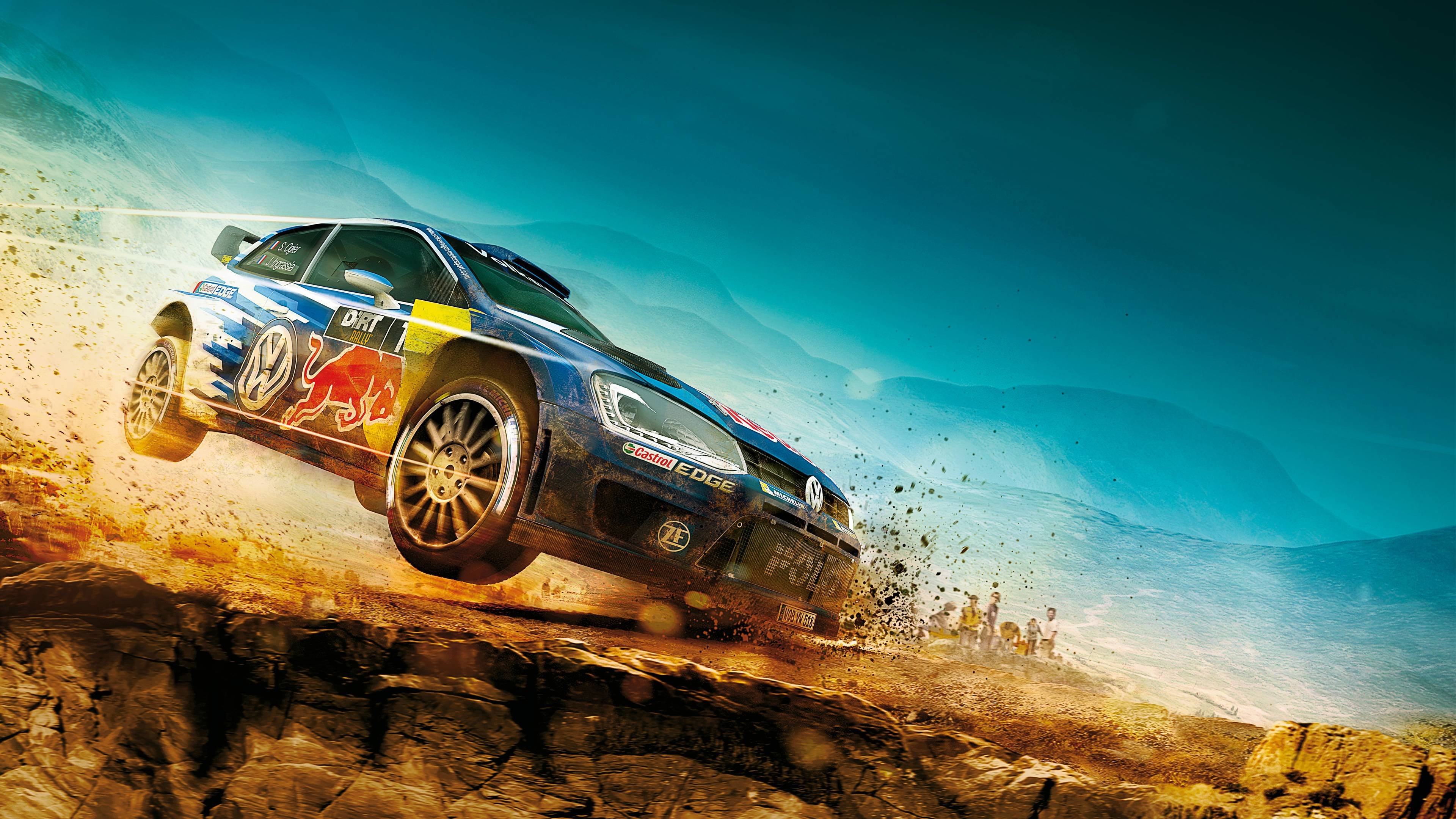 Car Flying Dirt Race Most Amazing Ultra HD 4K wallpaper