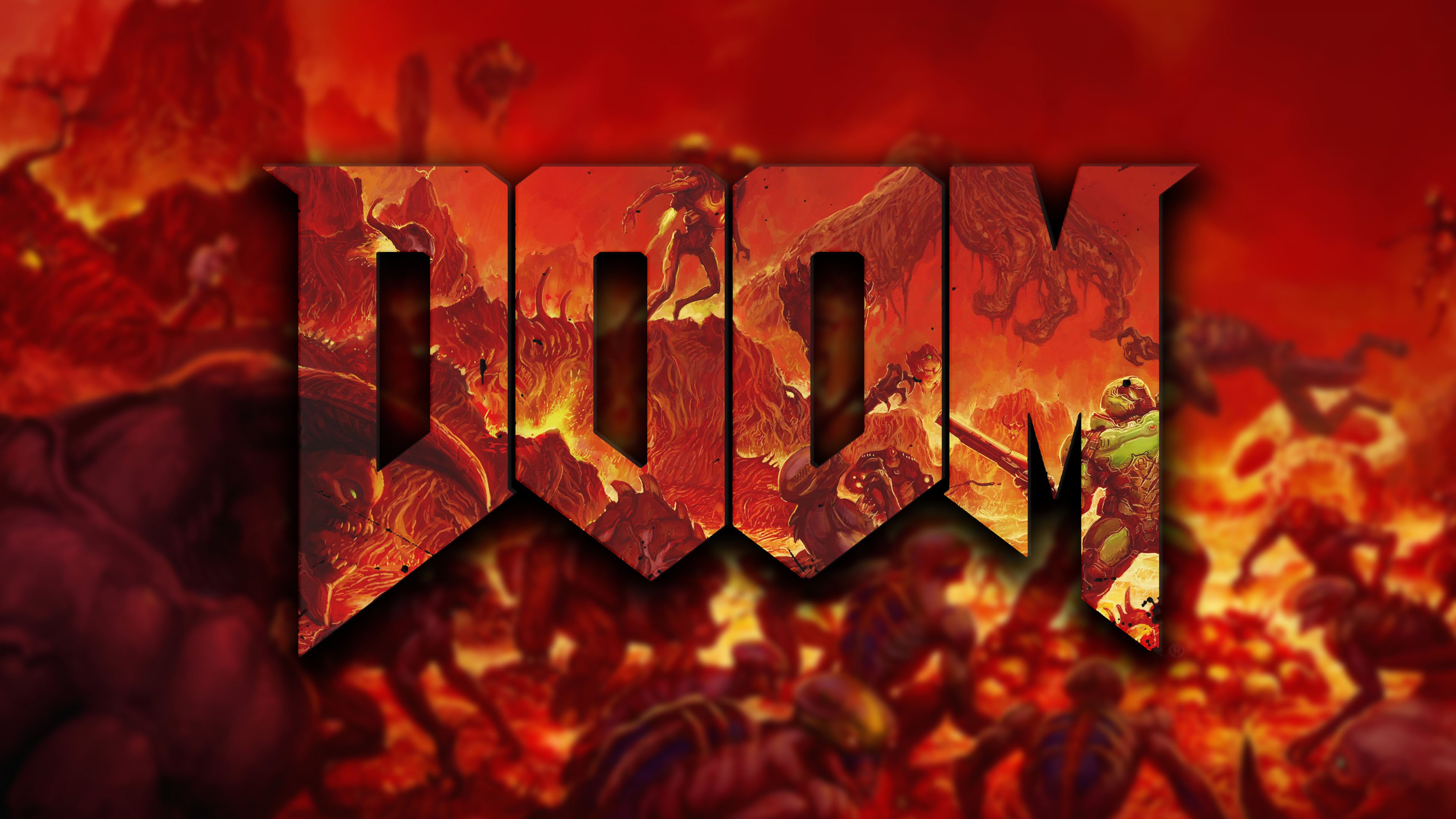 Doom 4K wallpaper