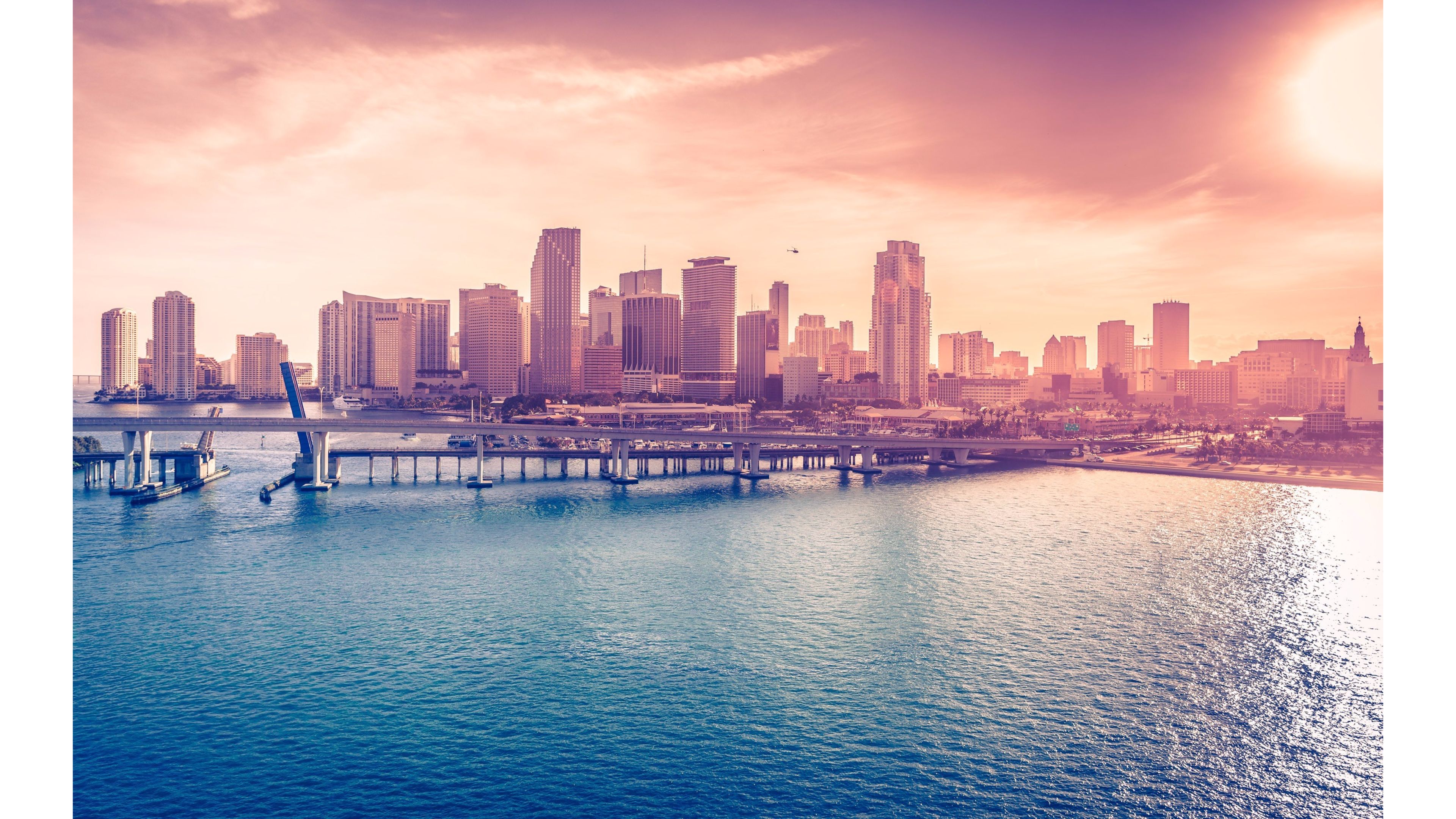 Miami Sunset Wallpapers - Wallpaper Cave