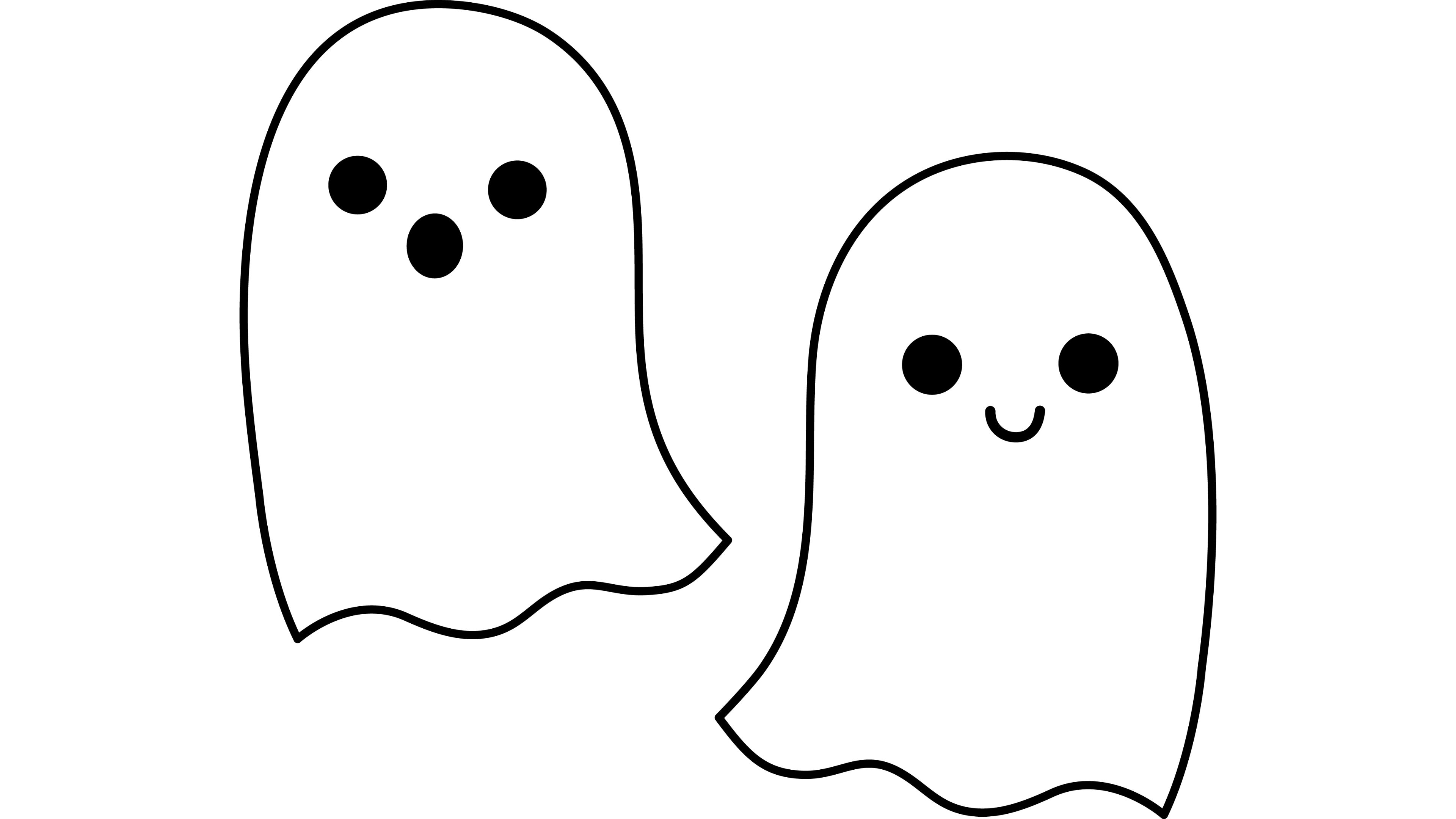 90 Black And White Halloween Ghost Graphic Background Illustrations  RoyaltyFree Vector Graphics  Clip Art  iStock