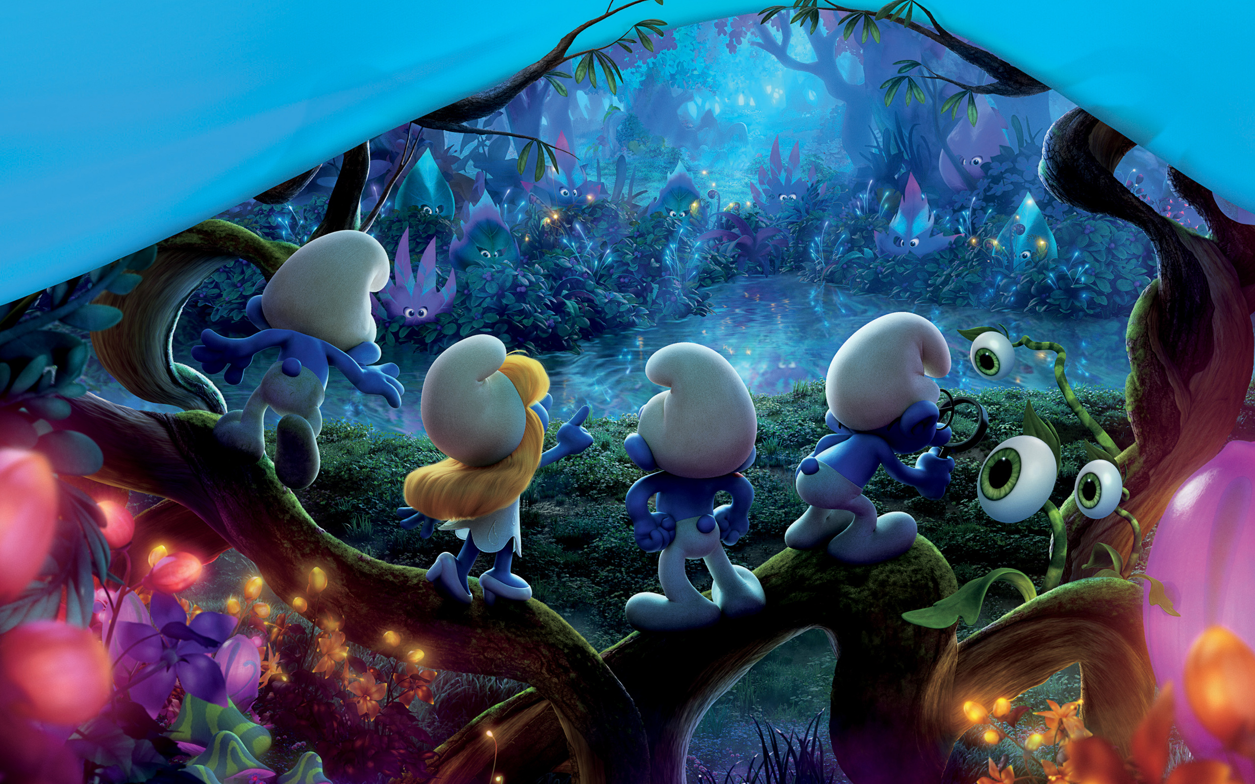 Smurfs The Lost Village Animation HD wallpaper