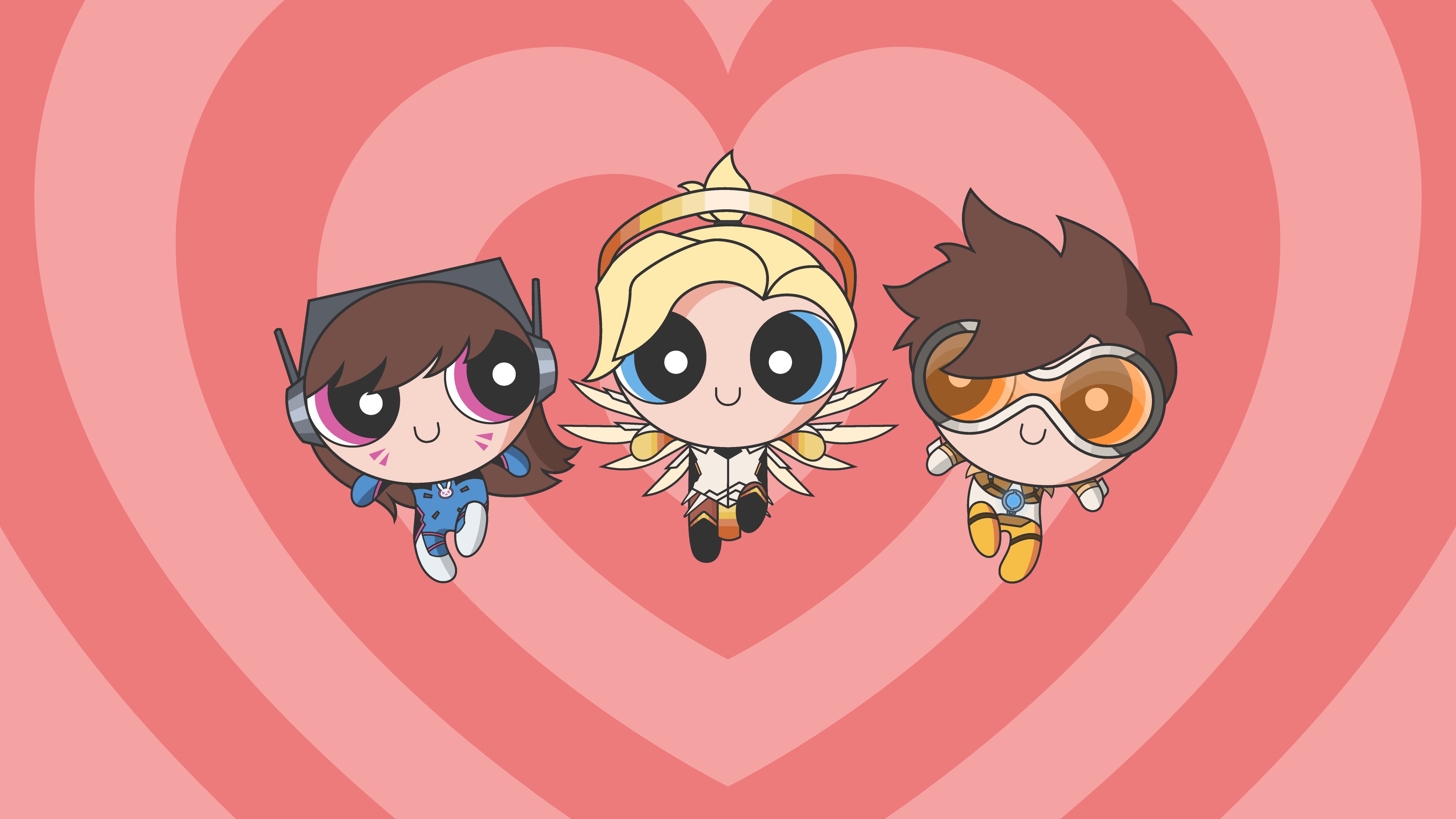 The Powerpuff Girls Blossom In Dark Pink Background HD Anime Wallpapers   HD Wallpapers  ID 38308
