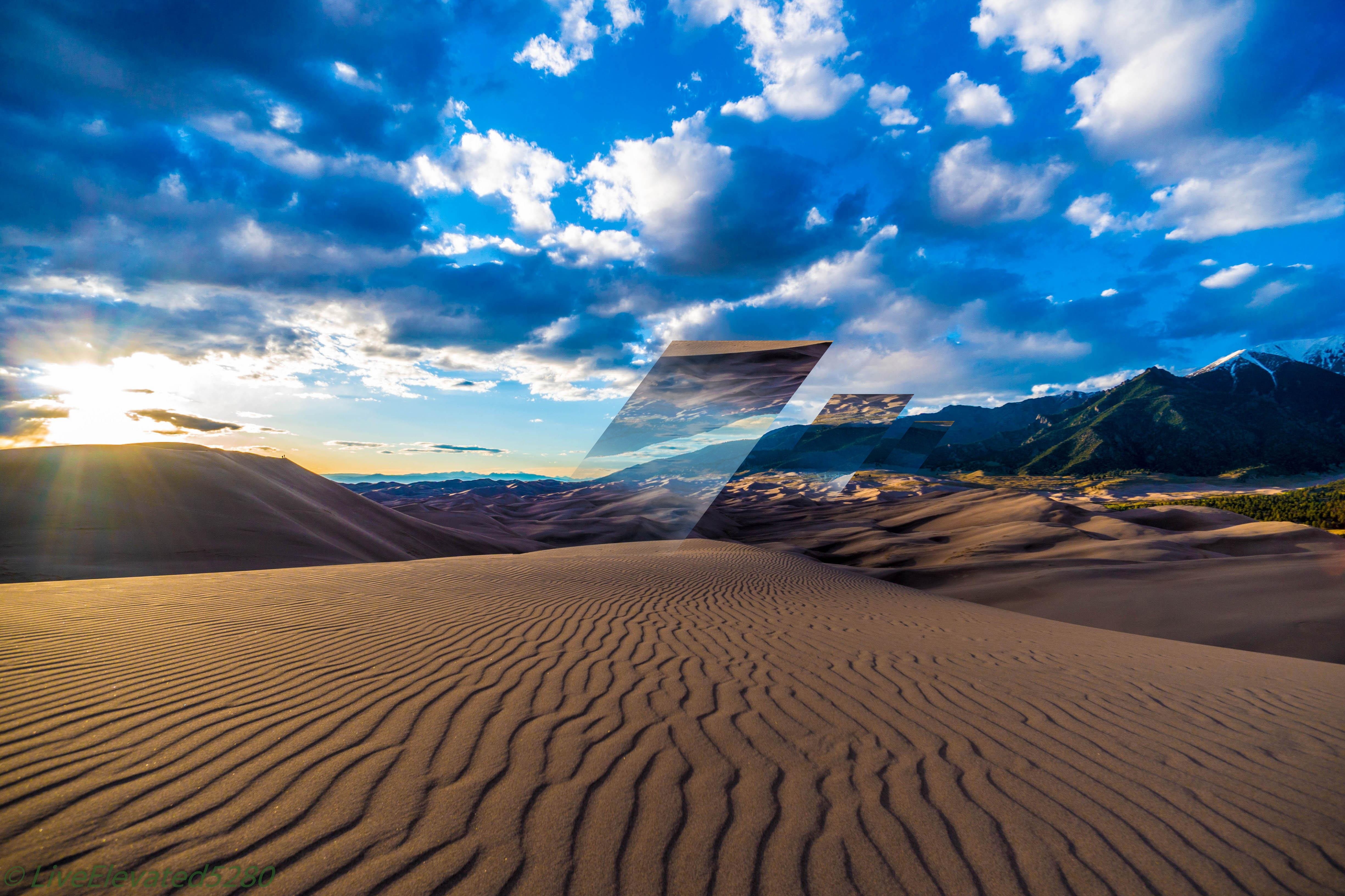The Great Sand Dunes of Colorado 4K wallpaper