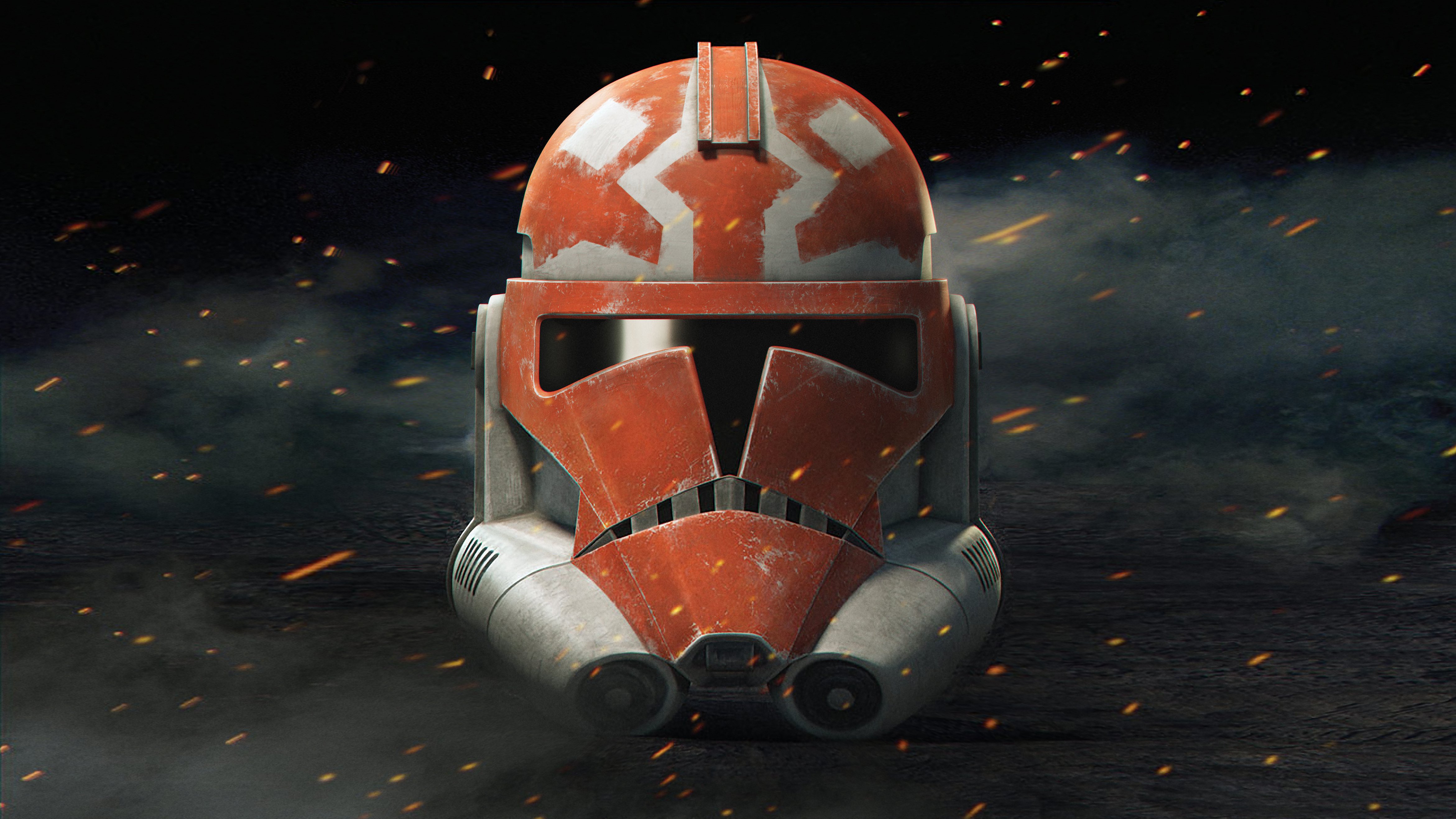 Star Wars The Clone Wars Season Clone Trooper Helmet 4k