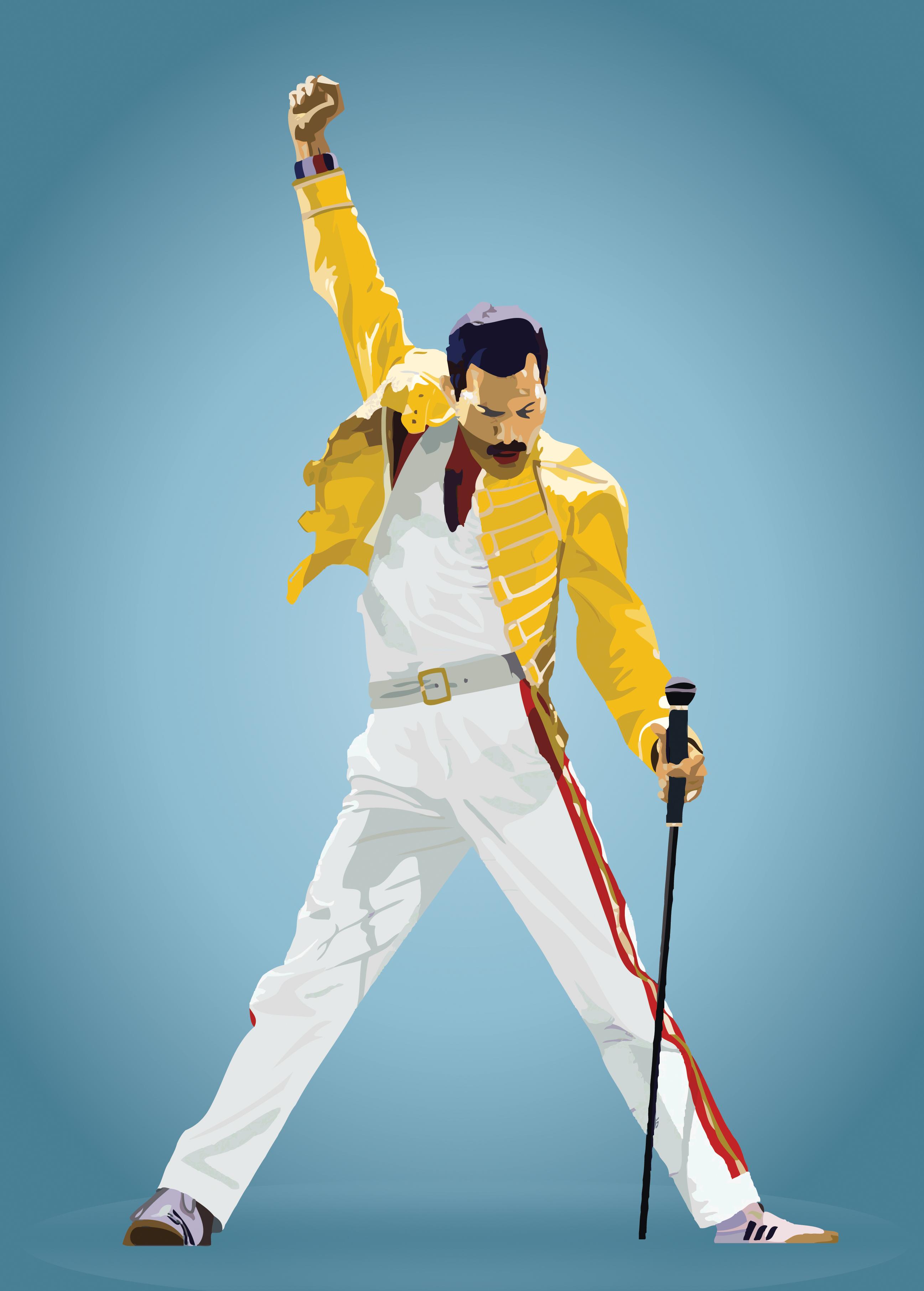 He Is The Champion : Freddie Mercury HD wallpaper