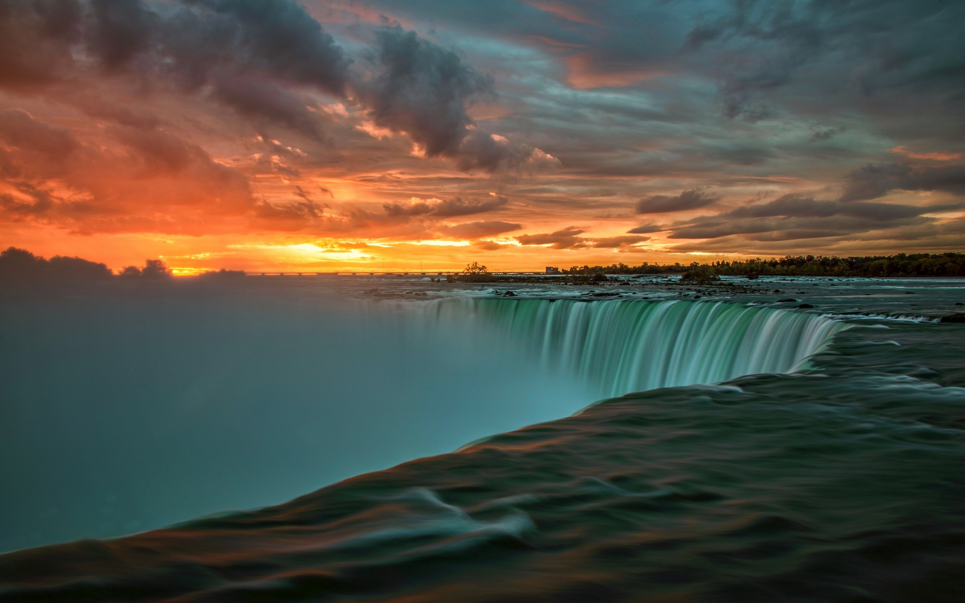 Водопад рассвет. Ниагарский водопад Онтарио. Ниагарский водопад Восход. Природа Ниагарского водопада.