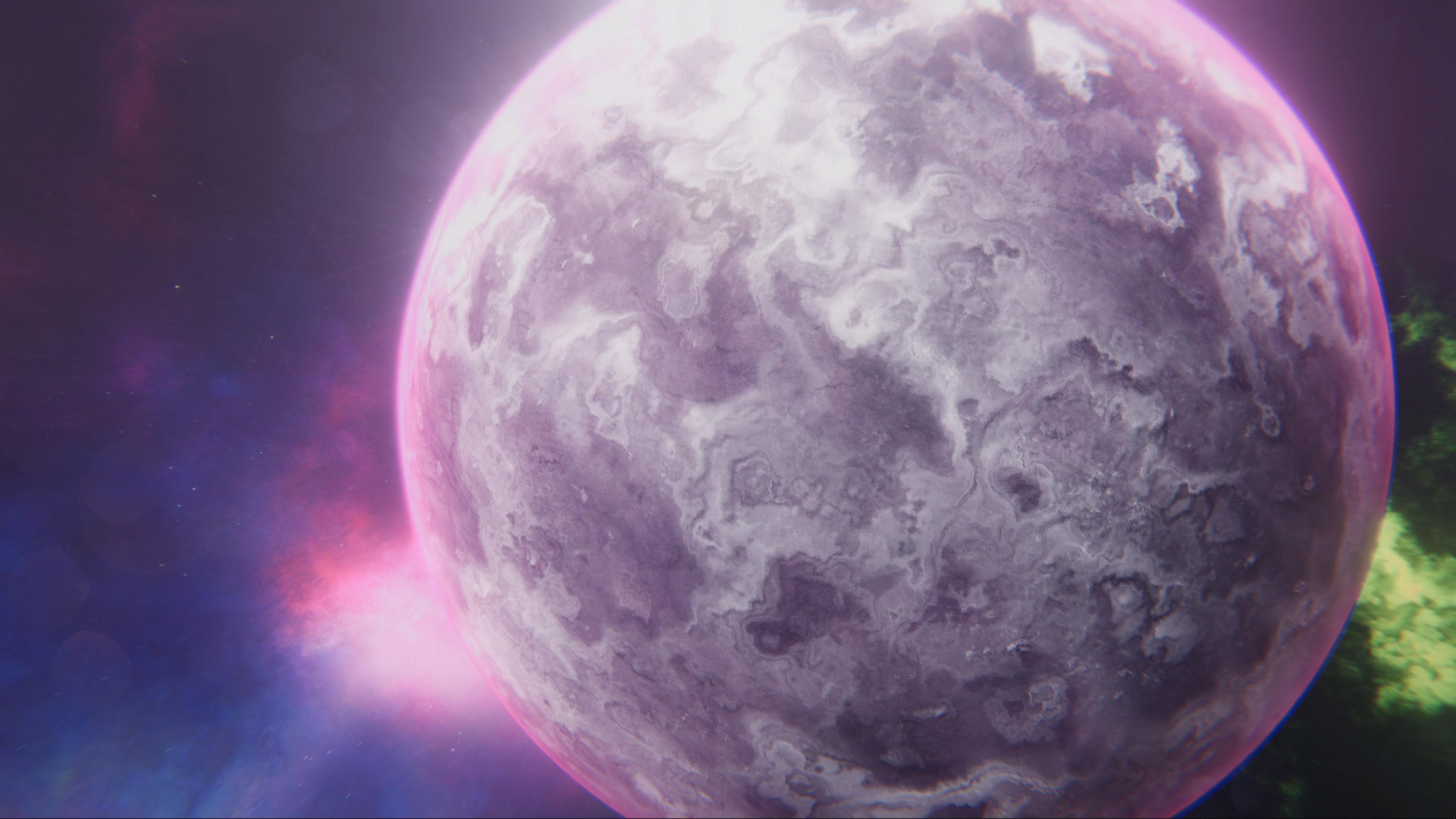Procedurally Animated Space 4K wallpaper