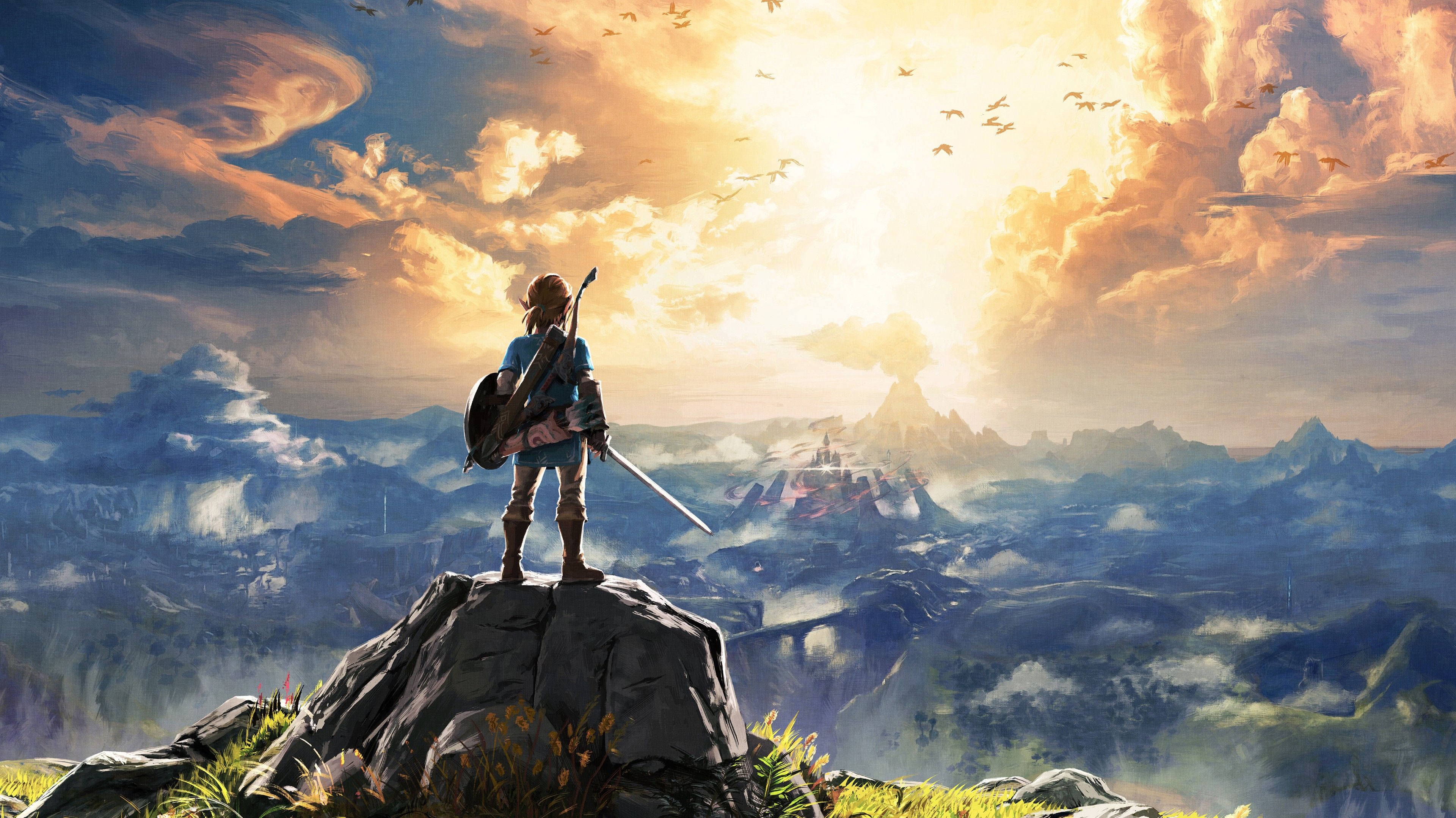 The Legend of Zelda High 4K wallpaper