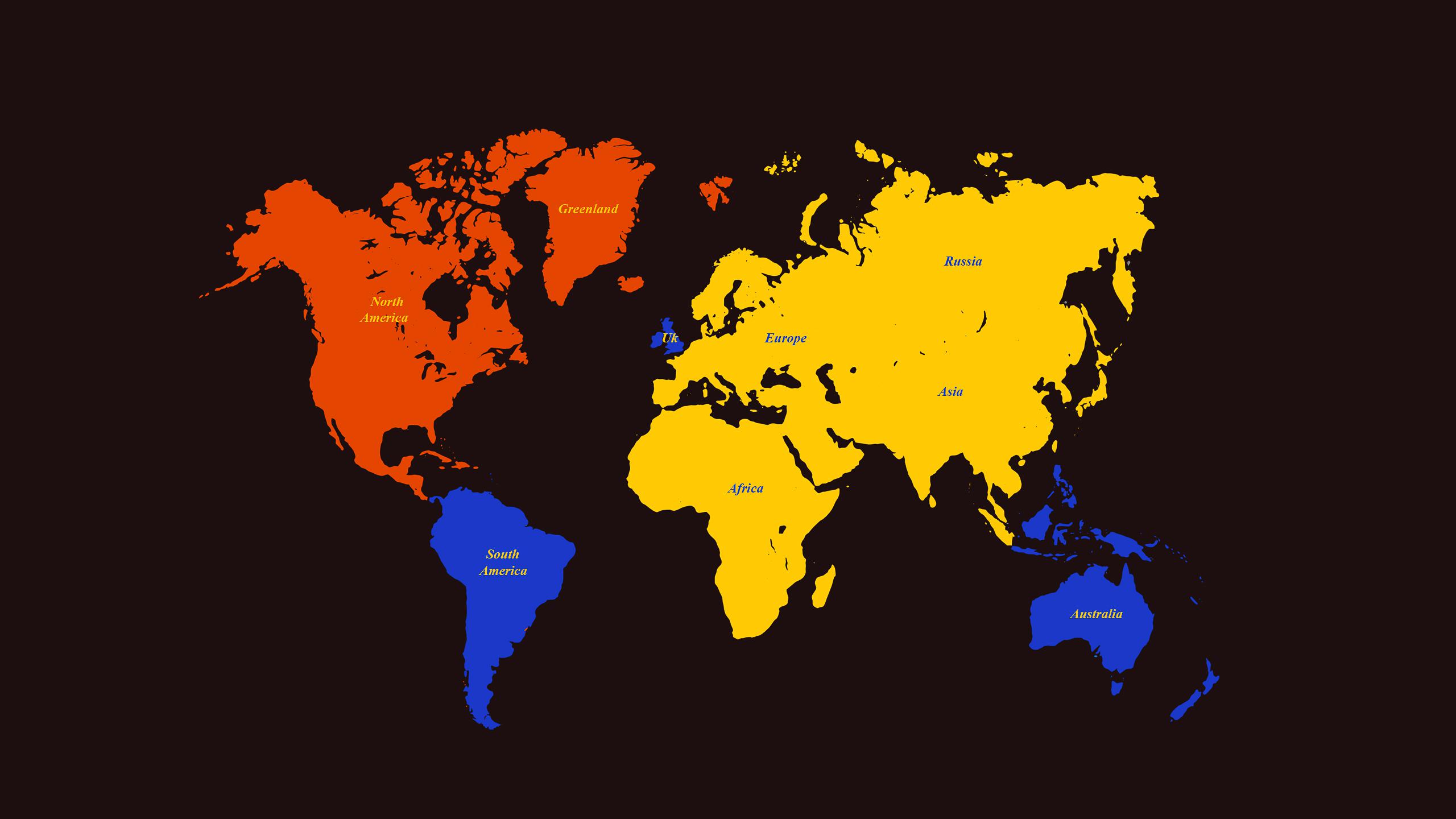 World Map HD wallpaper