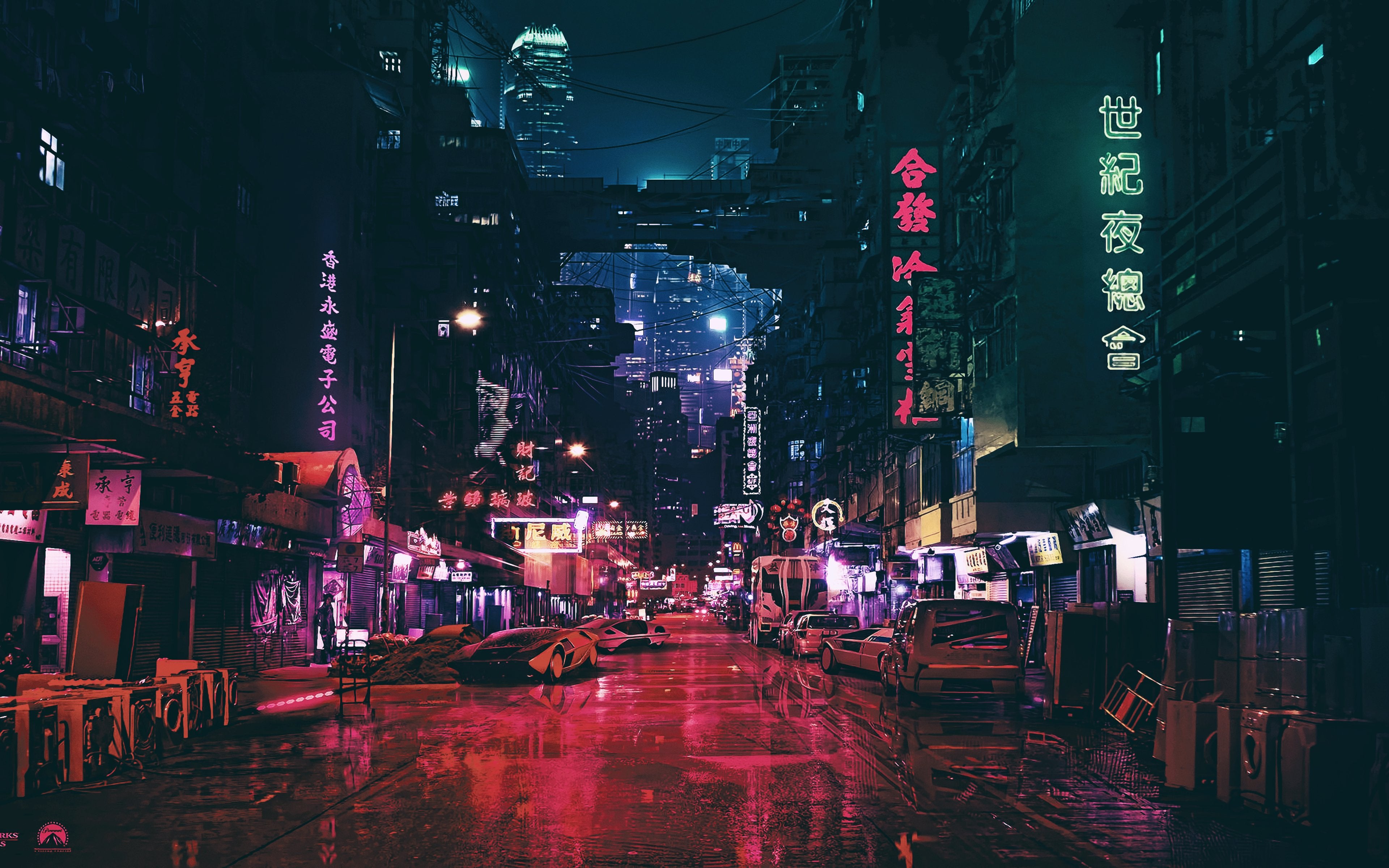 Night city japan samurai HD phone wallpaper  Peakpx